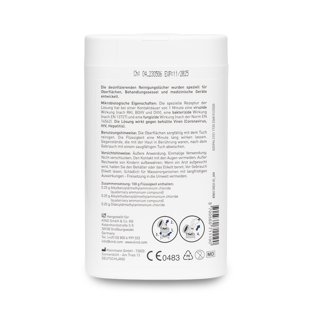 KINDotoClean Reinigungstücher Spenderbox
