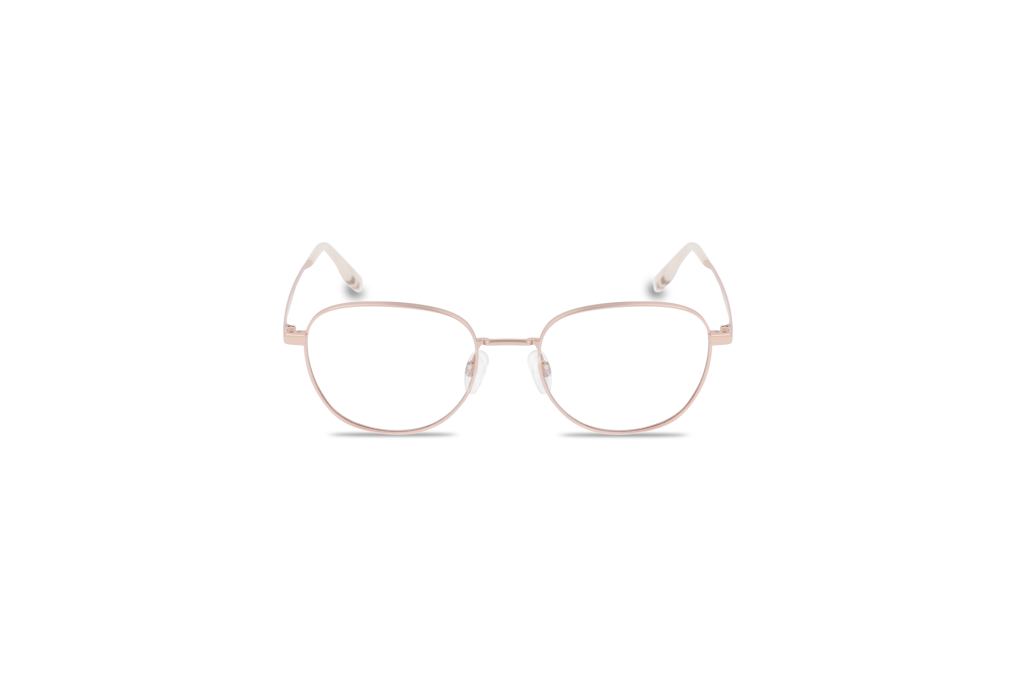 Die Brille Tom Tailor 672006 in Gold auf weißem Hintergrund in Frontalansicht.