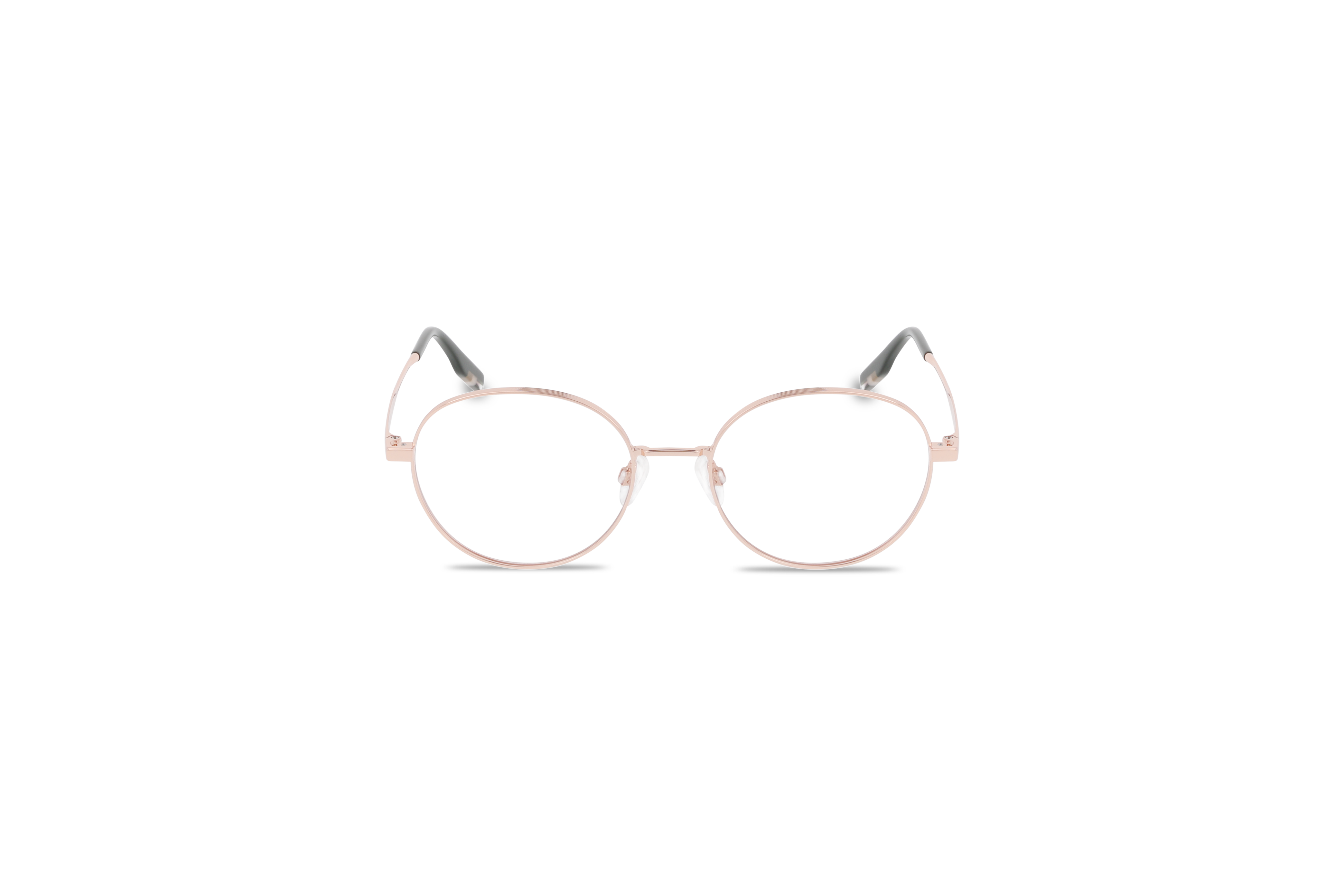 Die Brille Tom Tailor 672009 in Gold auf weißem Hintergrund in Frontalansicht.