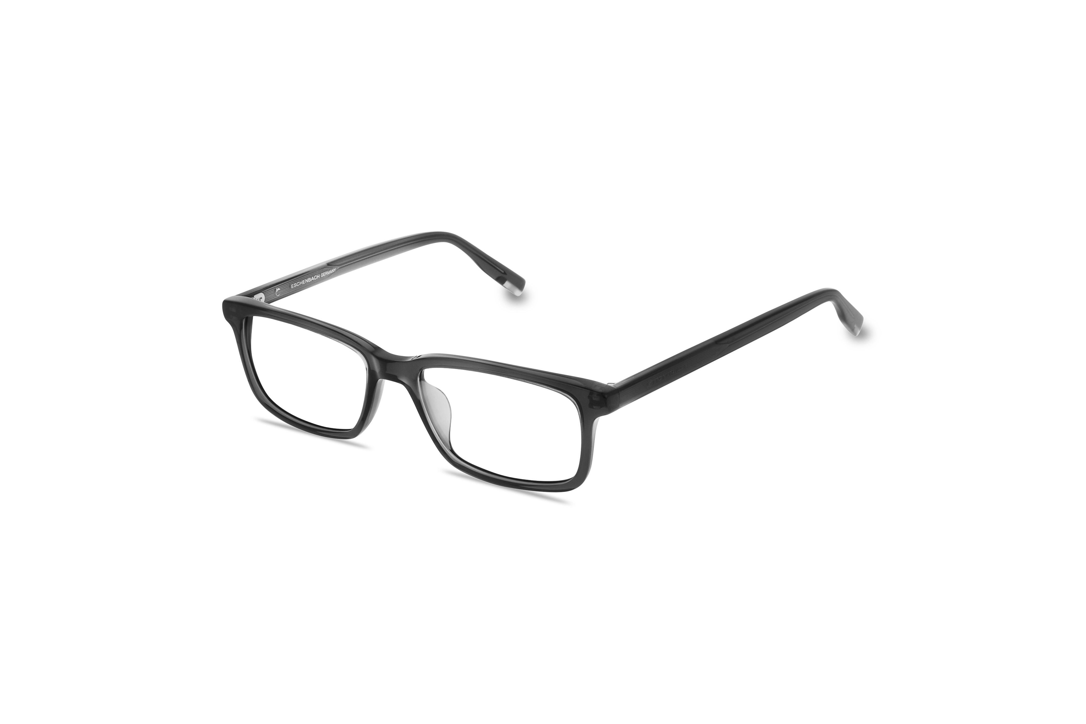 45° Ansicht der Brille Tom Tailor 673000 in Grau auf weißem Hintergrund.
