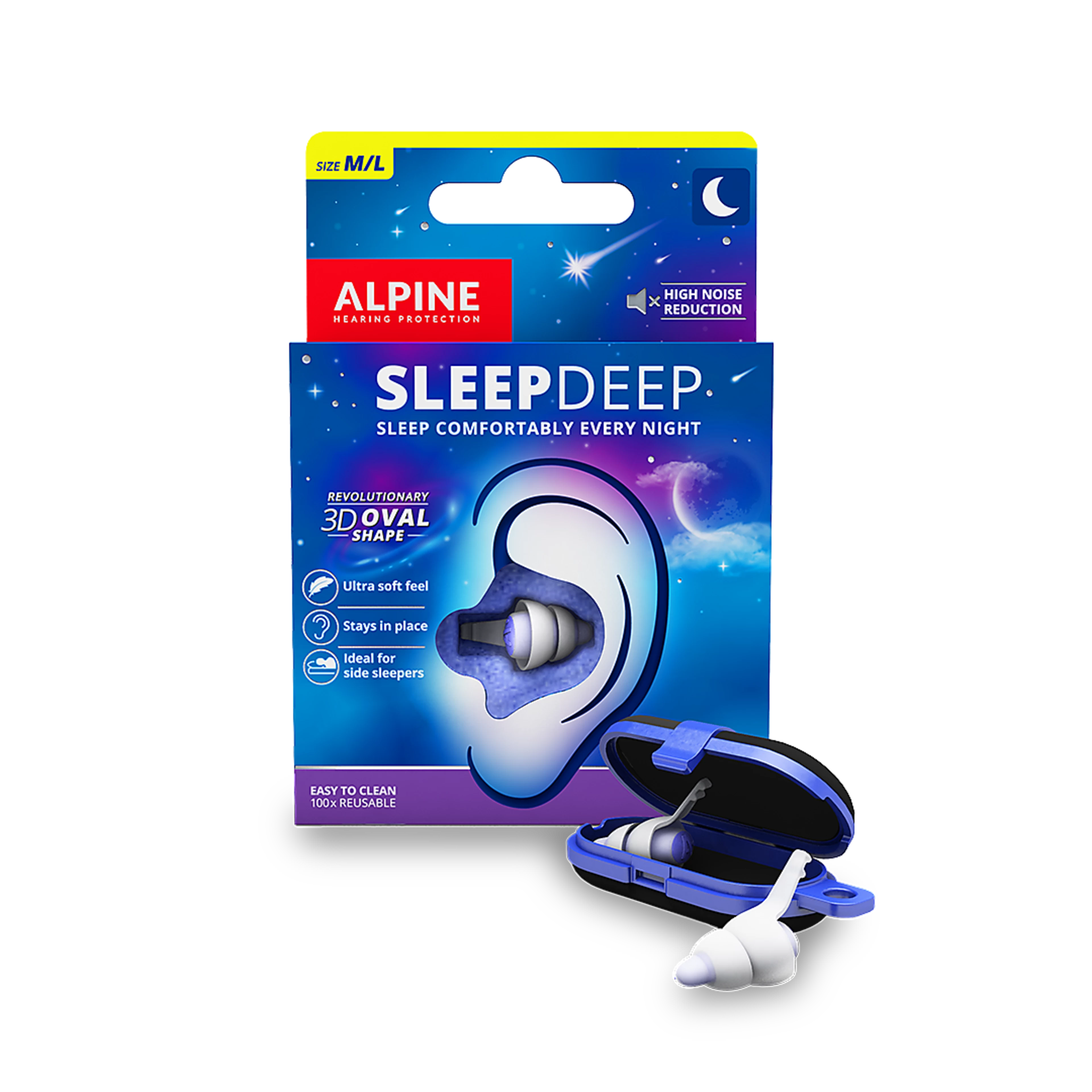 Alpine Gehörschutz SleepDeep M/L