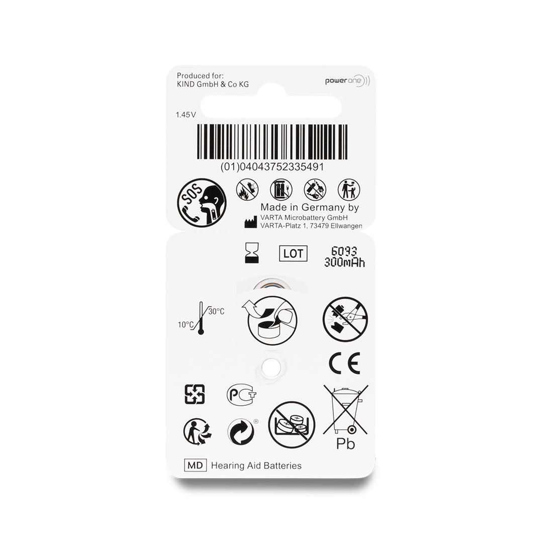 KIND Hörgerätebatterie ZL2