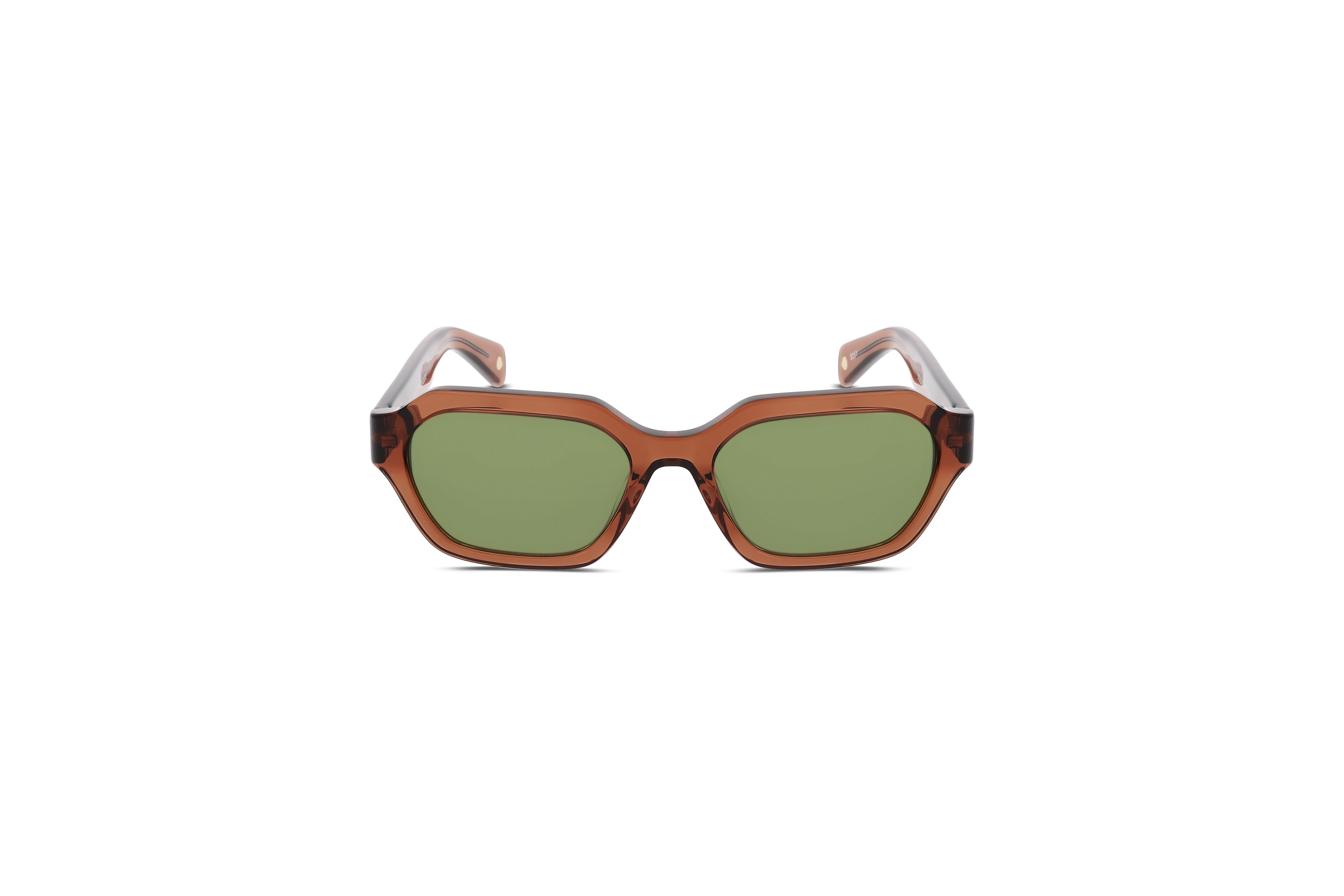KIND KIND S1063 E26 Unisex Sonnenbrille mit und ohne Sehstärke / Braun / rechteckig