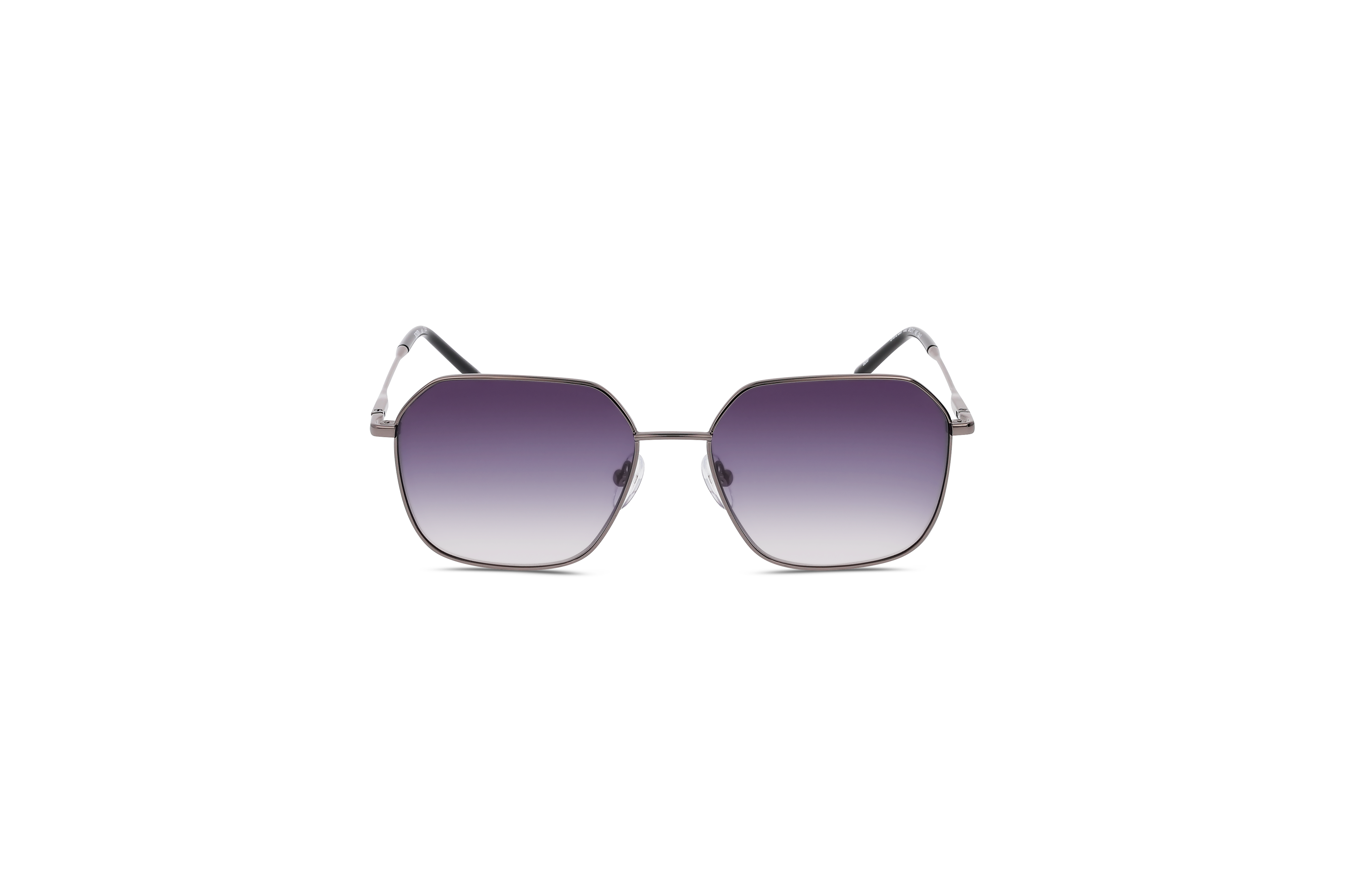 KIND KIND S1072 E26 Herren Sonnenbrille mit und ohne Sehstärke / Silber / rechteckig