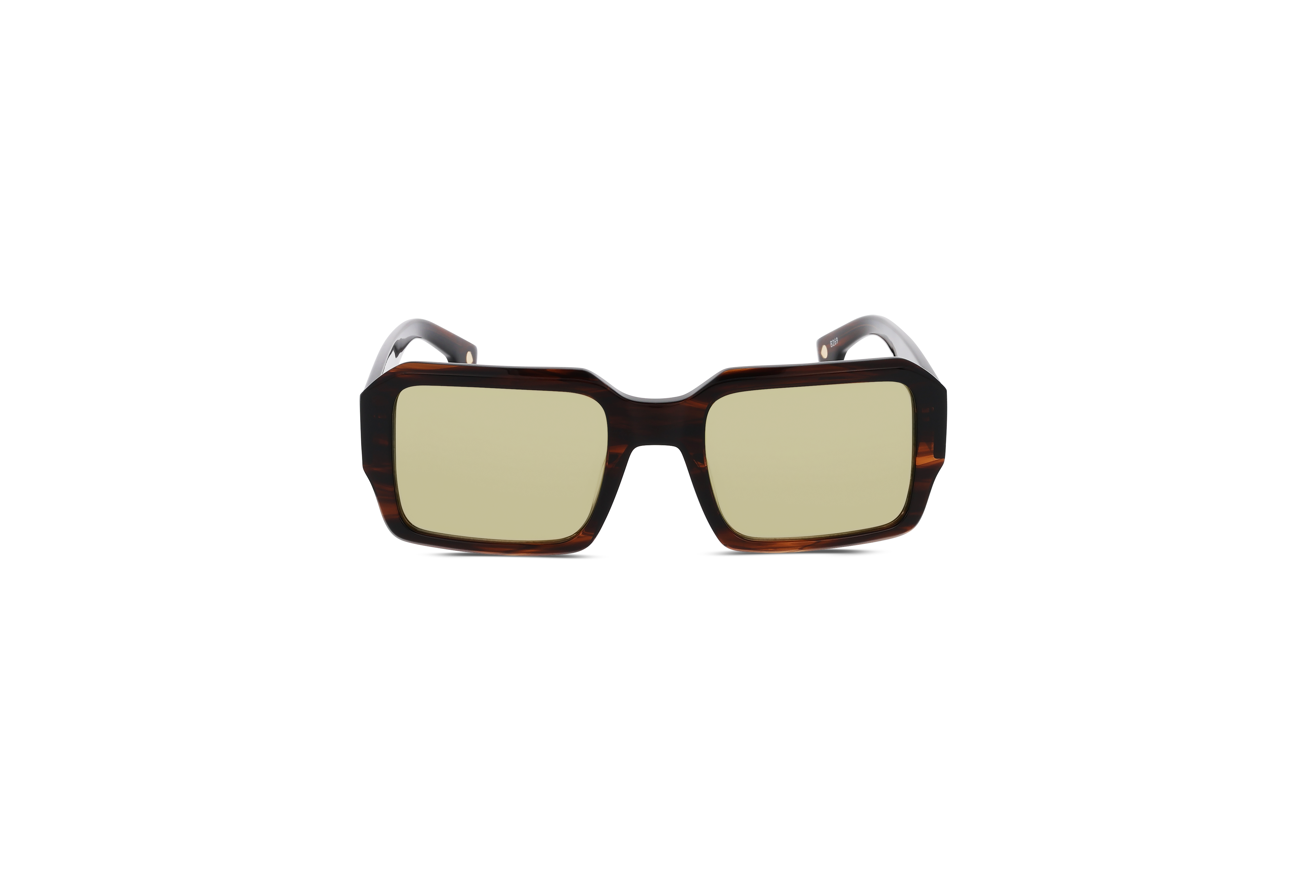 KIND KIND S1081 E26 Unisex Sonnenbrille mit und ohne Sehstärke / Braun / rechteckig