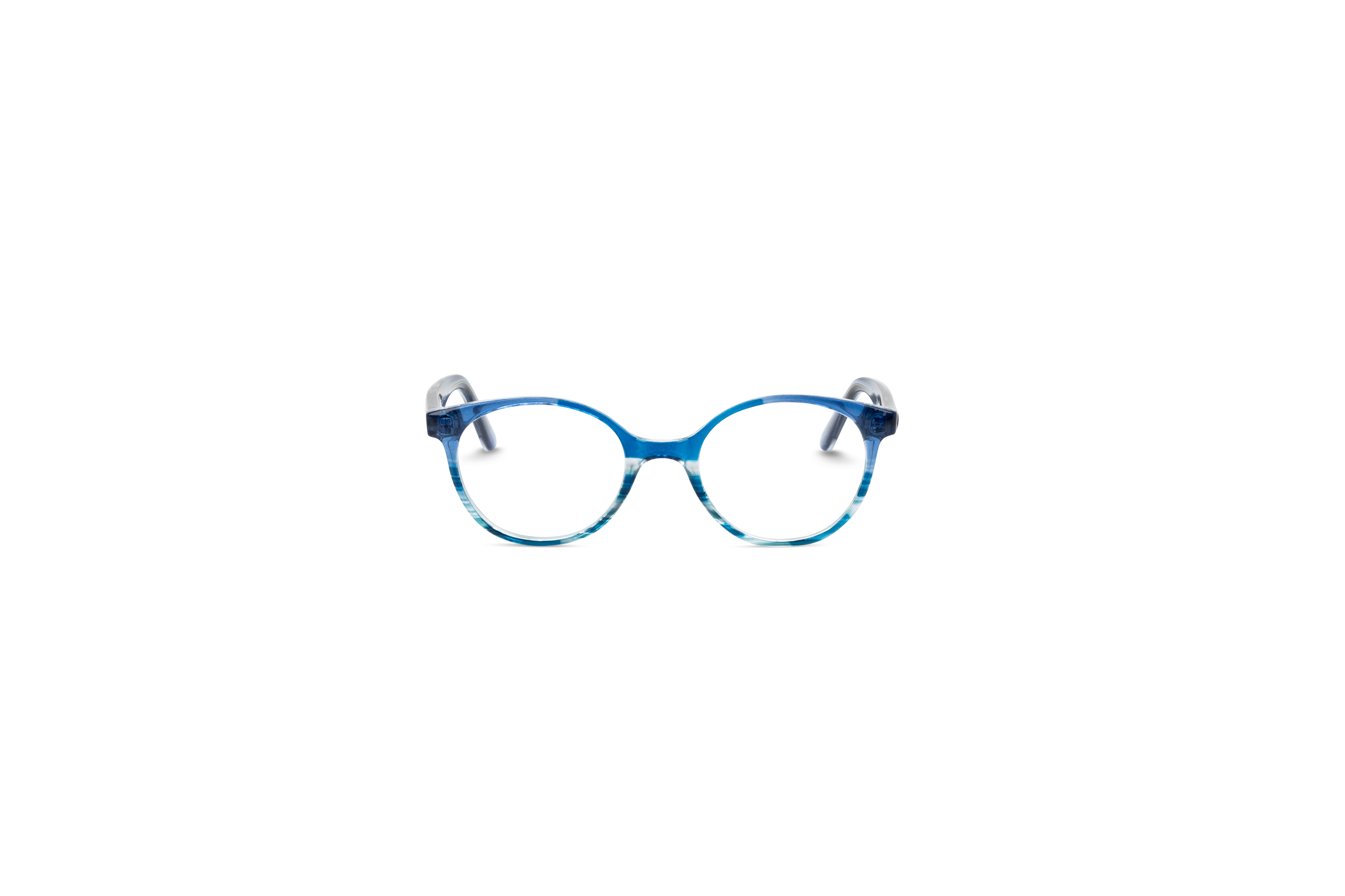 Owlet II291 Kinder Brille mit und ohne Sehstärke / Blau / oval