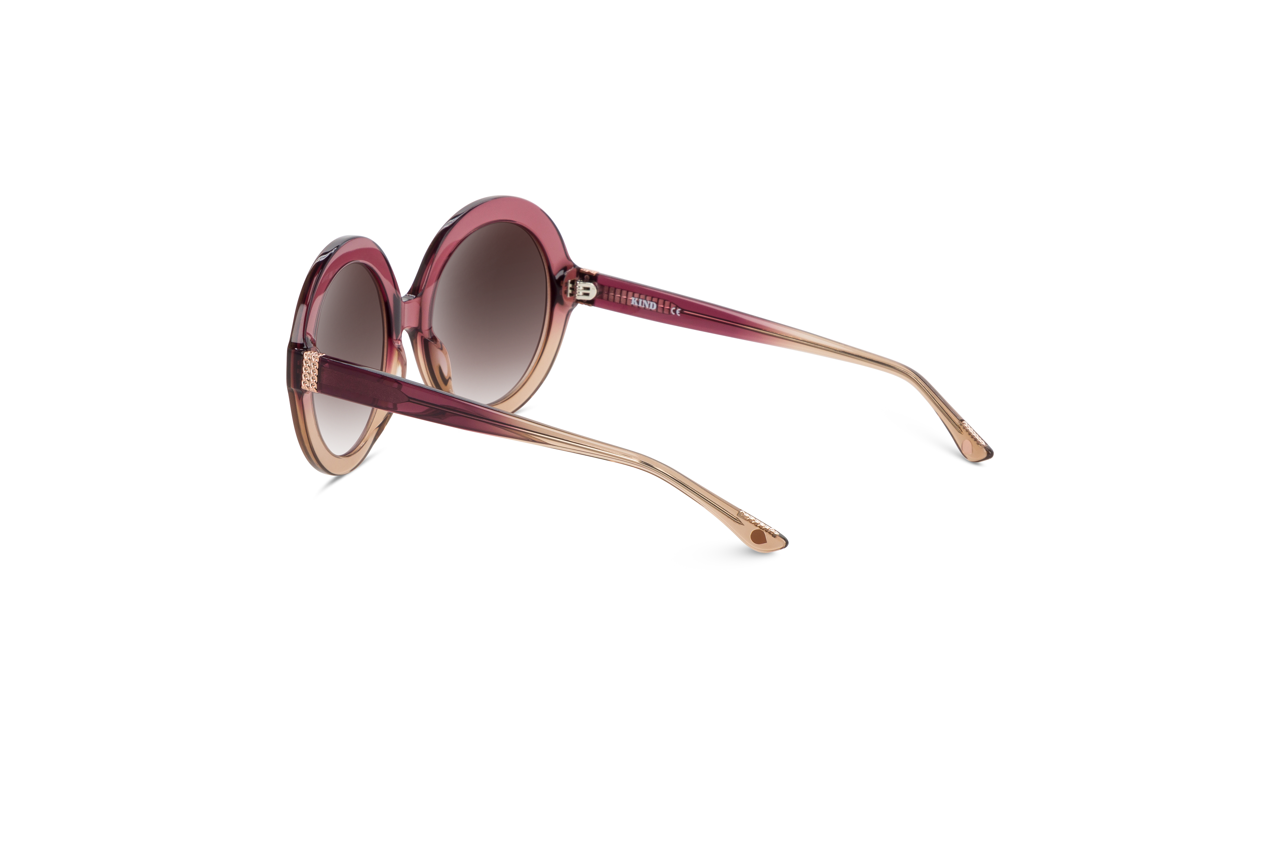 Die Sonnenbrille KIND Martinique in Mehrfarbig mit Innenansicht.