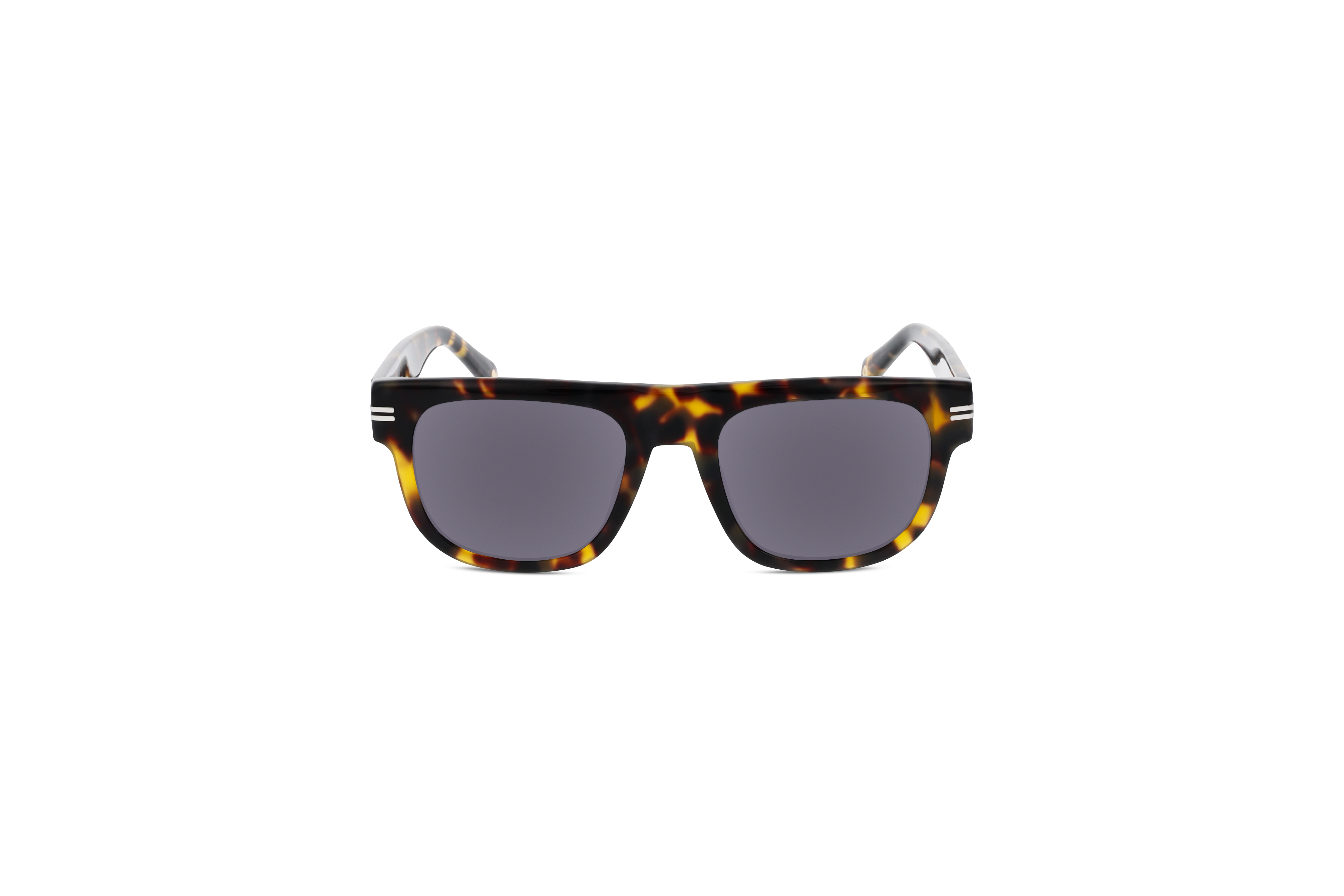 Die Sonnenbrille KIND 1007 in Havanna auf weißem Hintergrund in Frontalansicht.