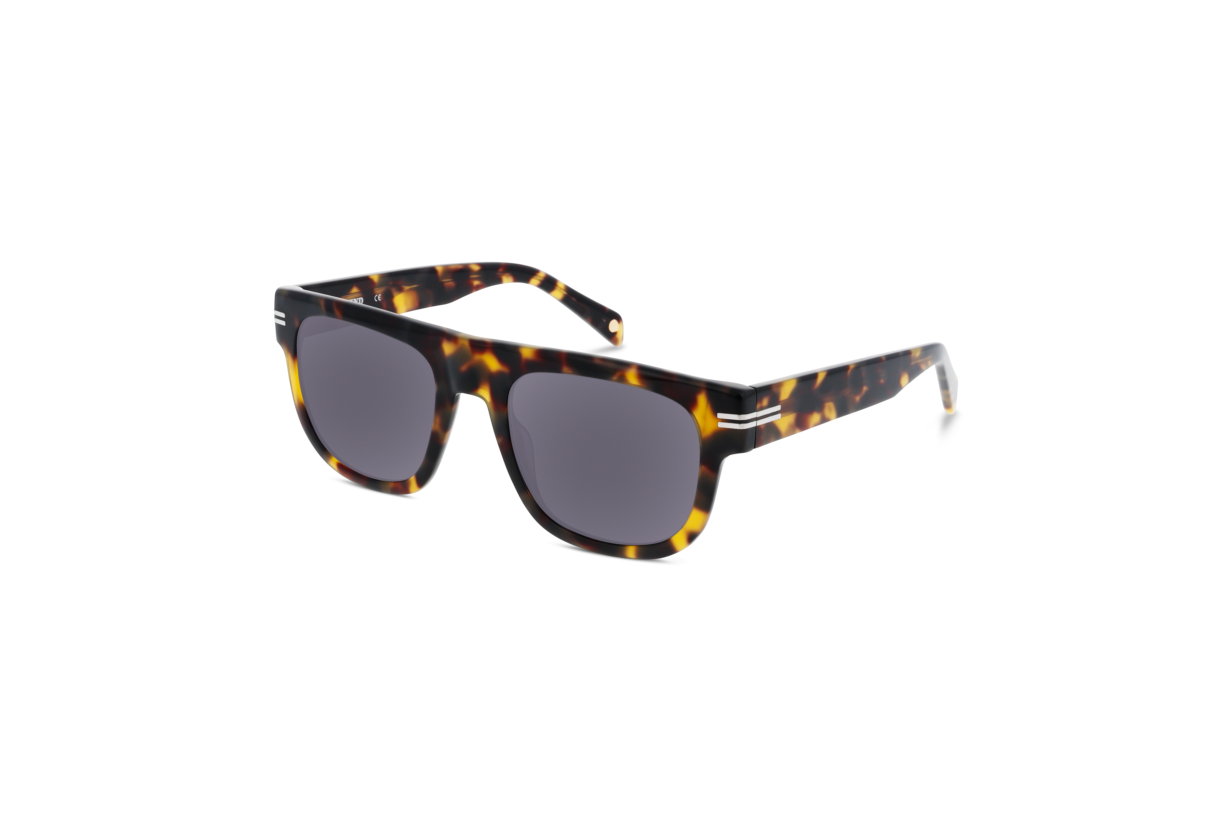 45° Ansicht der Sonnenbrille KIND 1007 in Havanna auf weißem Hintergrund.