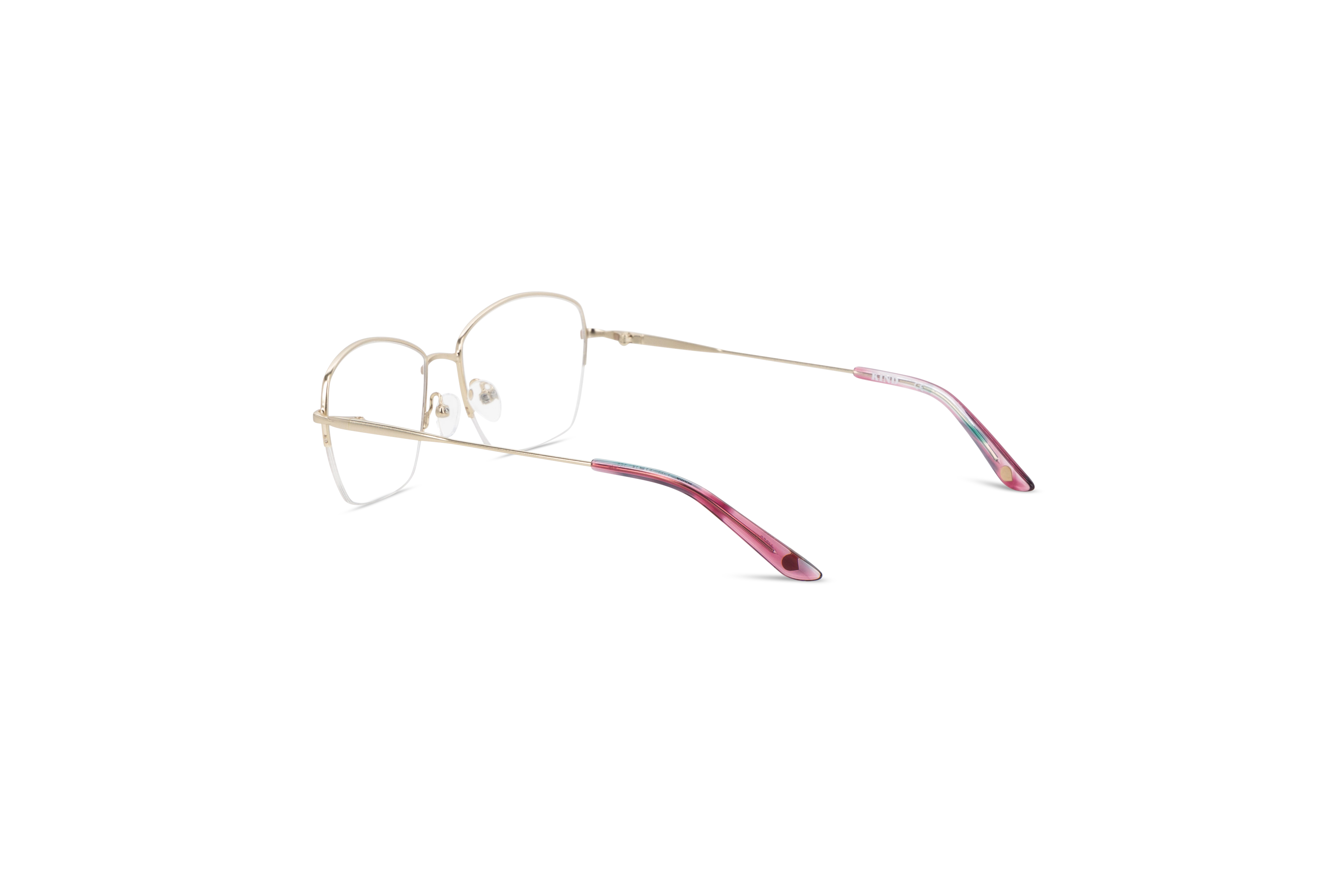 Die Brille KIND Hettie in Rot mit Innenansicht.