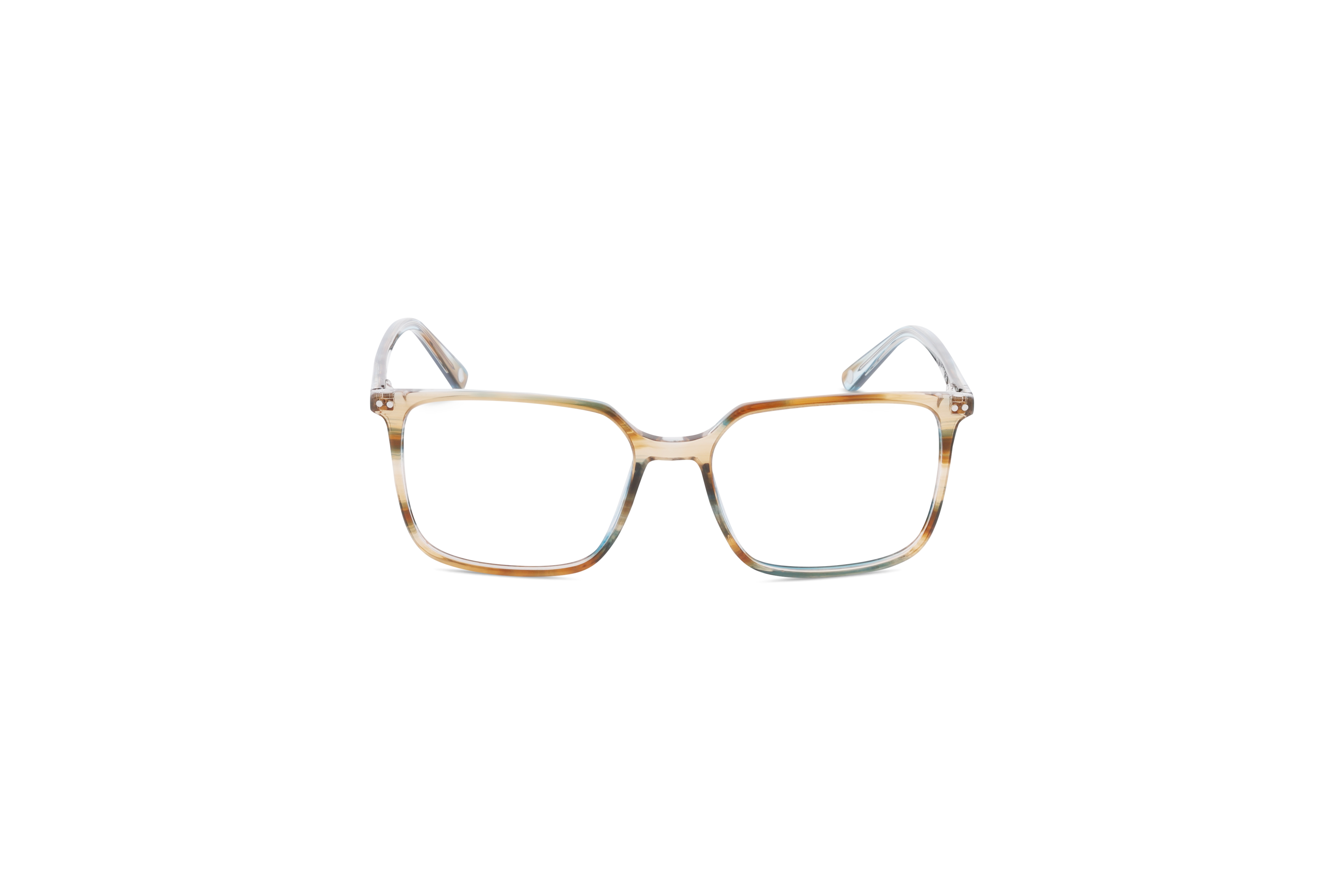 Die Brille KIND Arno in Mehrfarbig auf weißem Hintergrund in Frontalansicht.