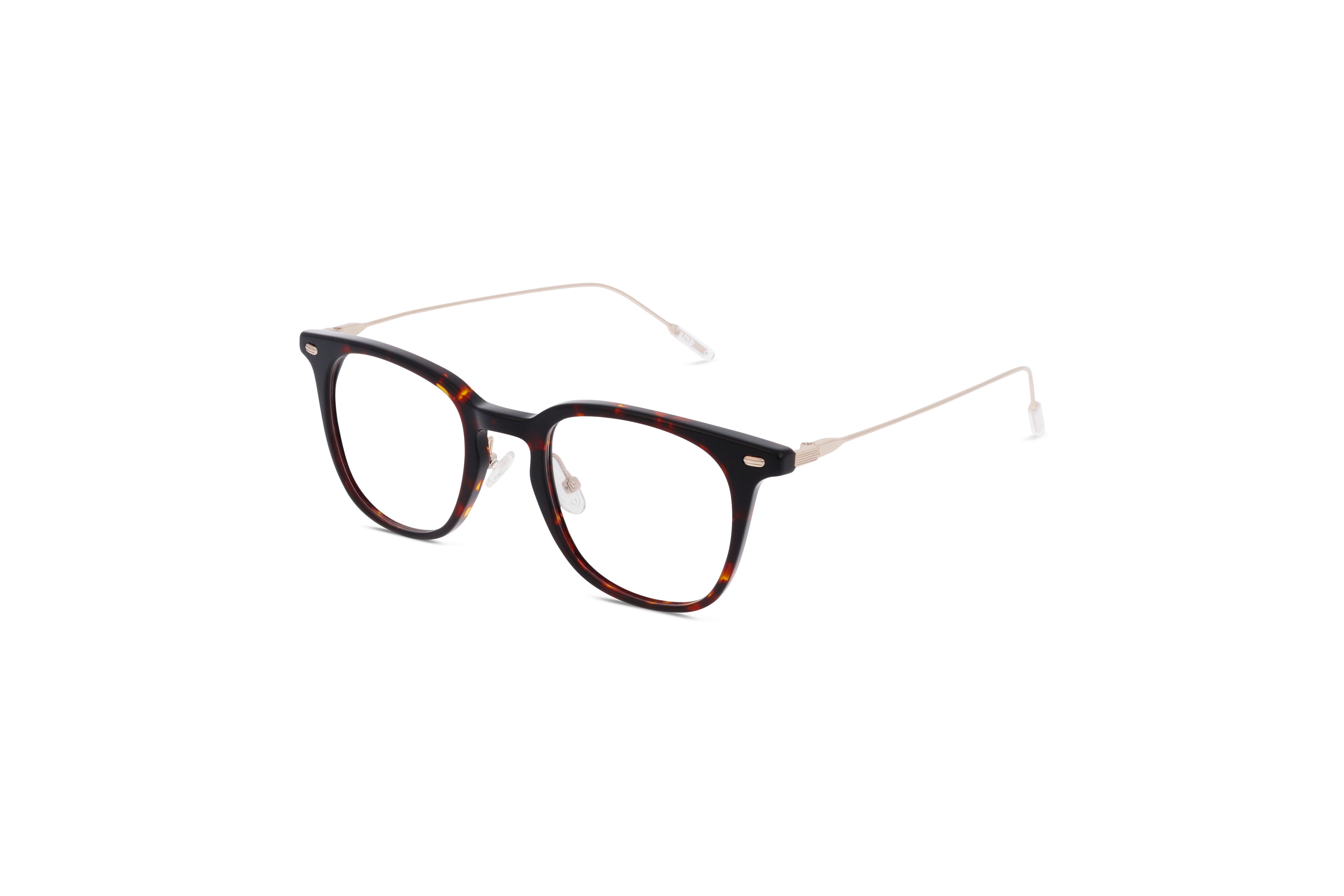 45° Ansicht der Brille KIND Soar in Havanna auf weißem Hintergrund.