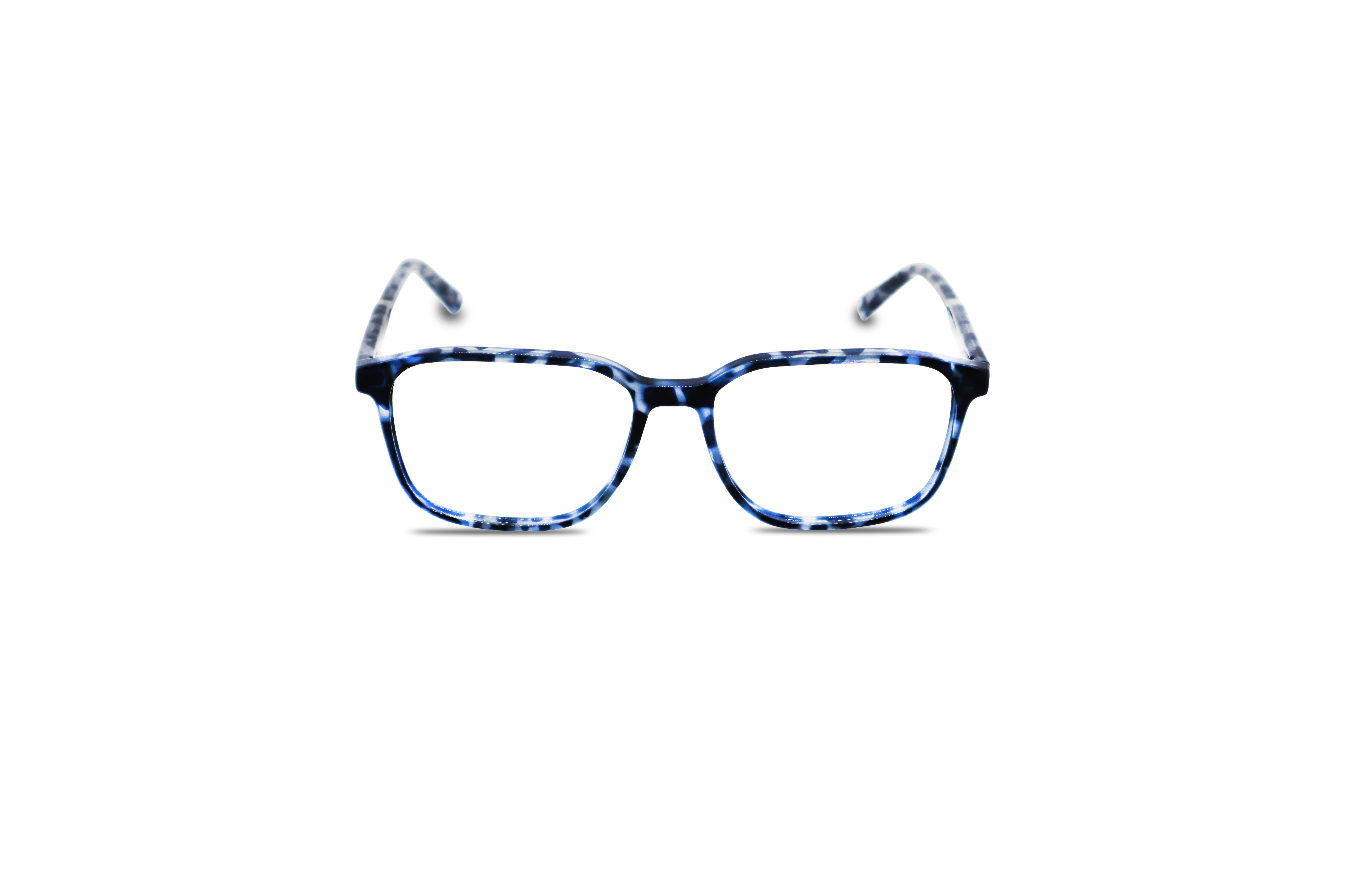 Die Brille KIND K1059 E25 in Havanna auf weißem Hintergrund in Frontalansicht.