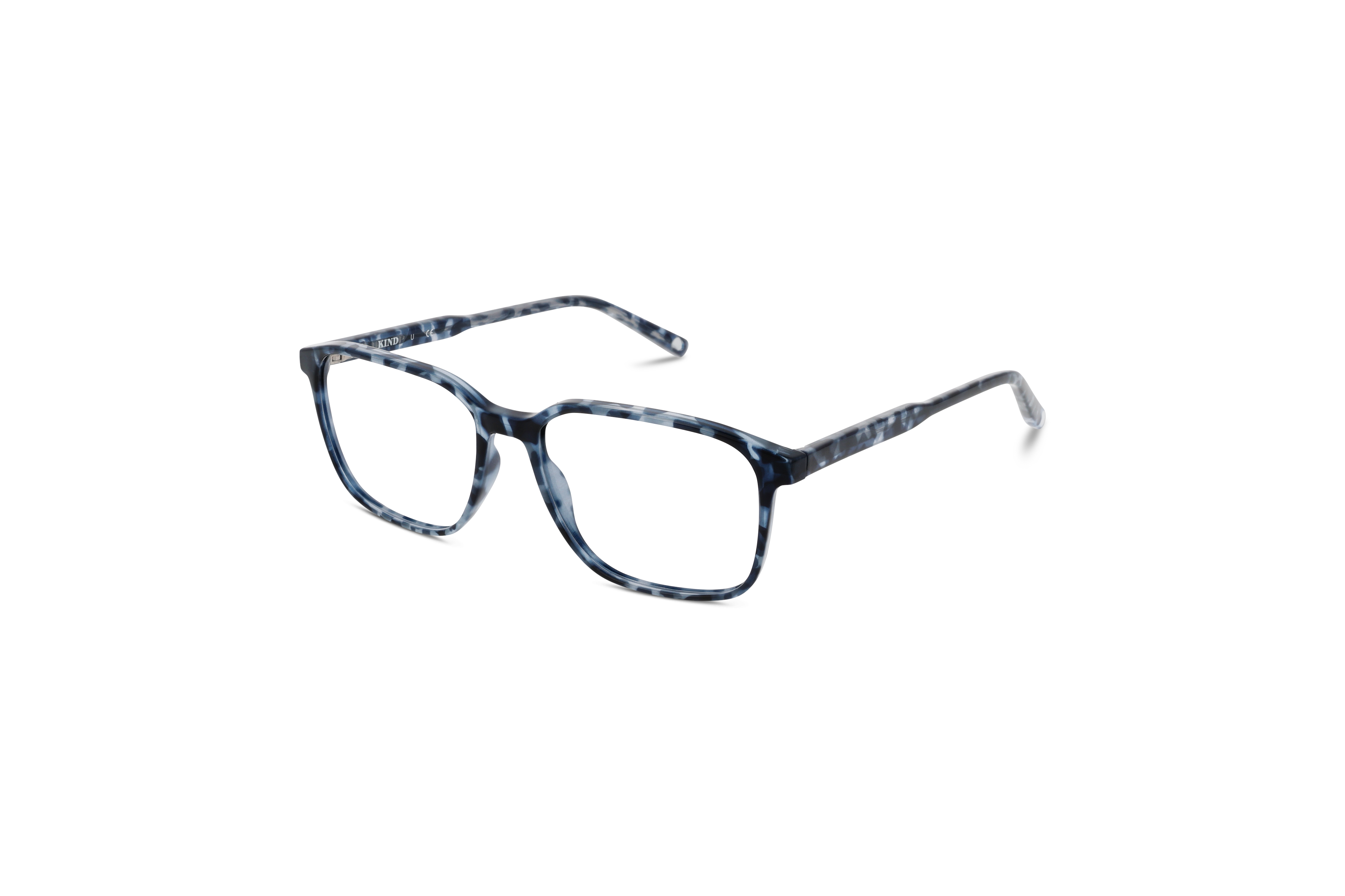 45° Ansicht der Brille KIND K1059 E25 in Havanna auf weißem Hintergrund.