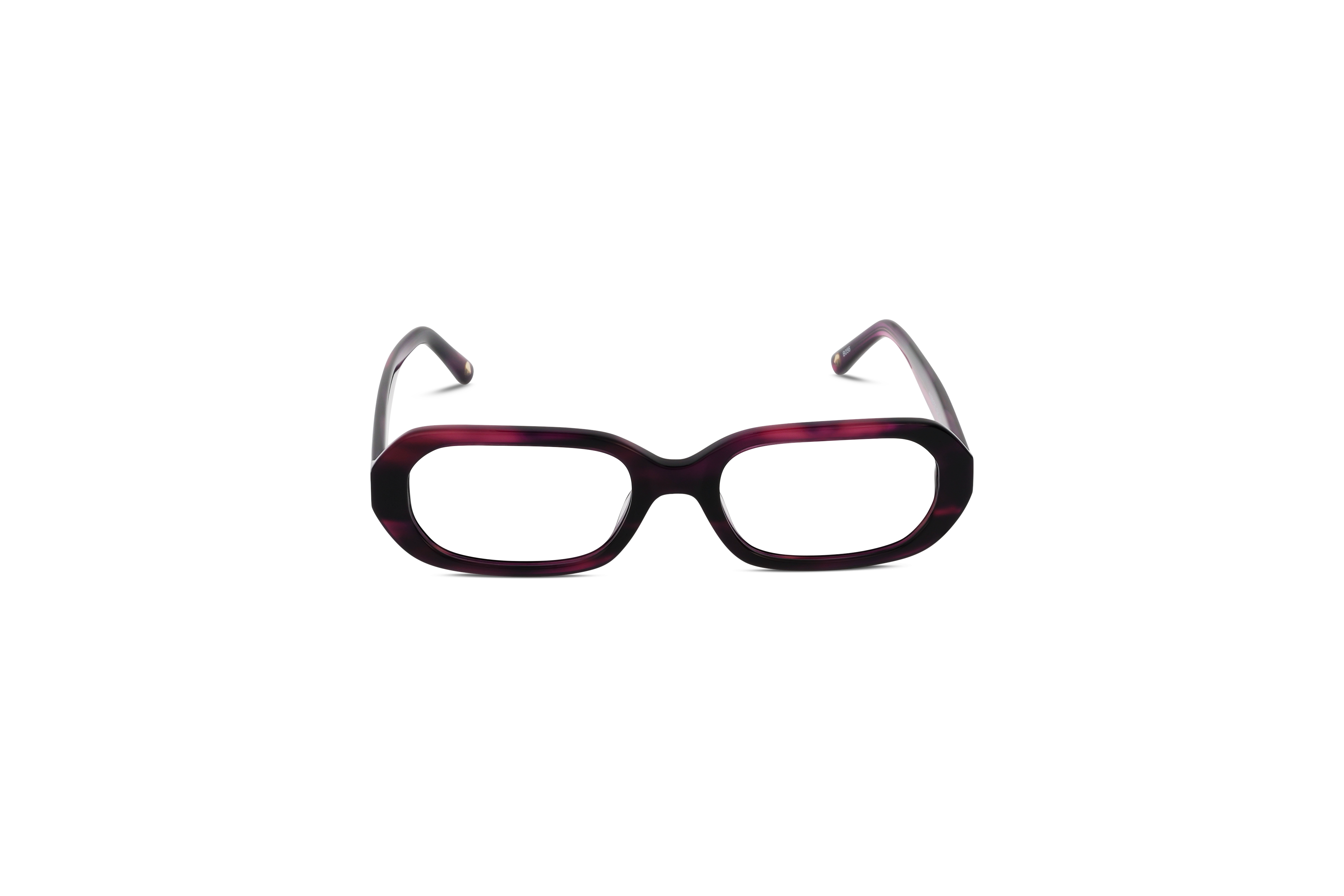 Die Brille KIND K1068 E25 in Violett auf weißem Hintergrund in Frontalansicht.