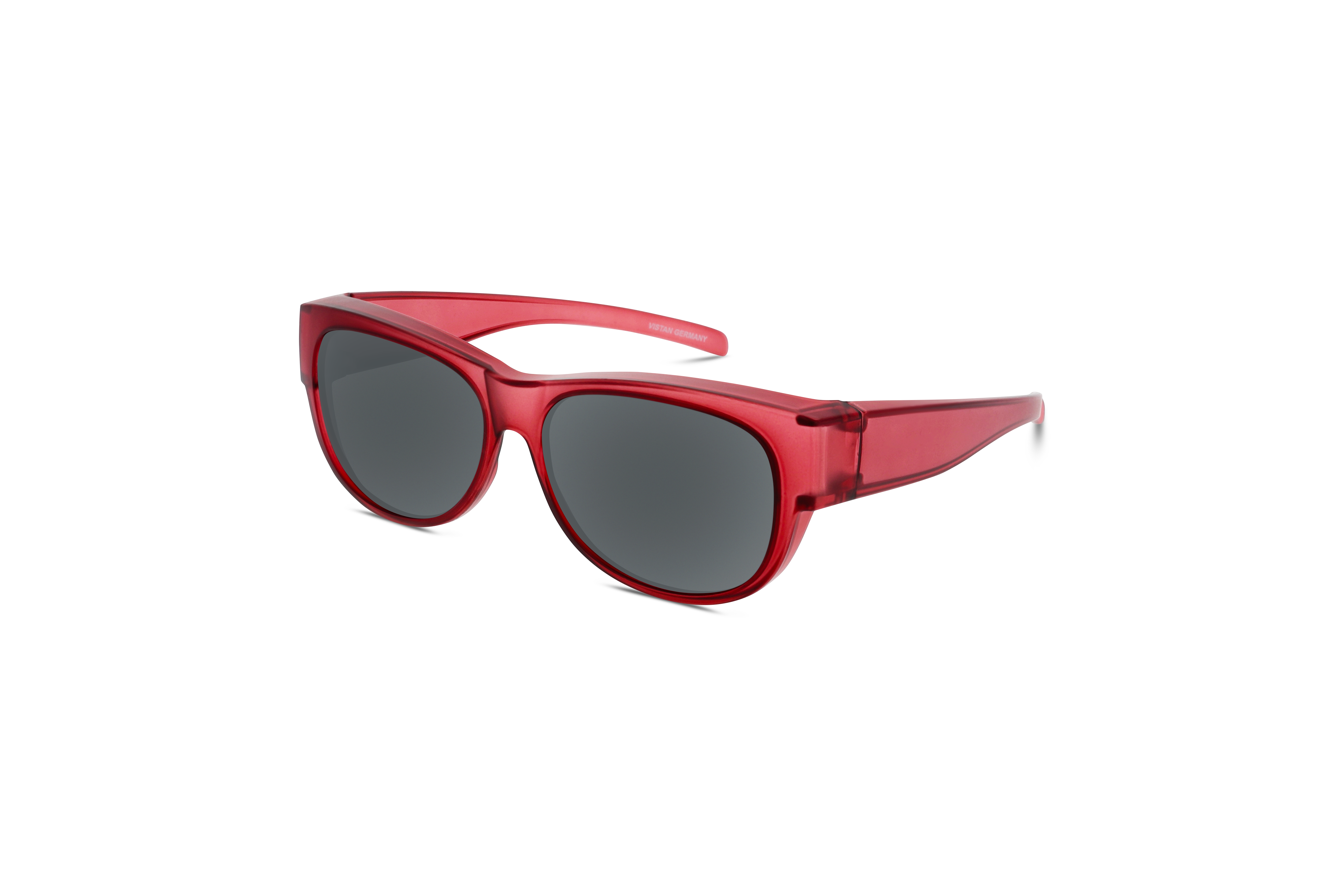 45° Ansicht der Sonnenbrille Cover Me 7760 in Pink auf weißem Hintergrund.