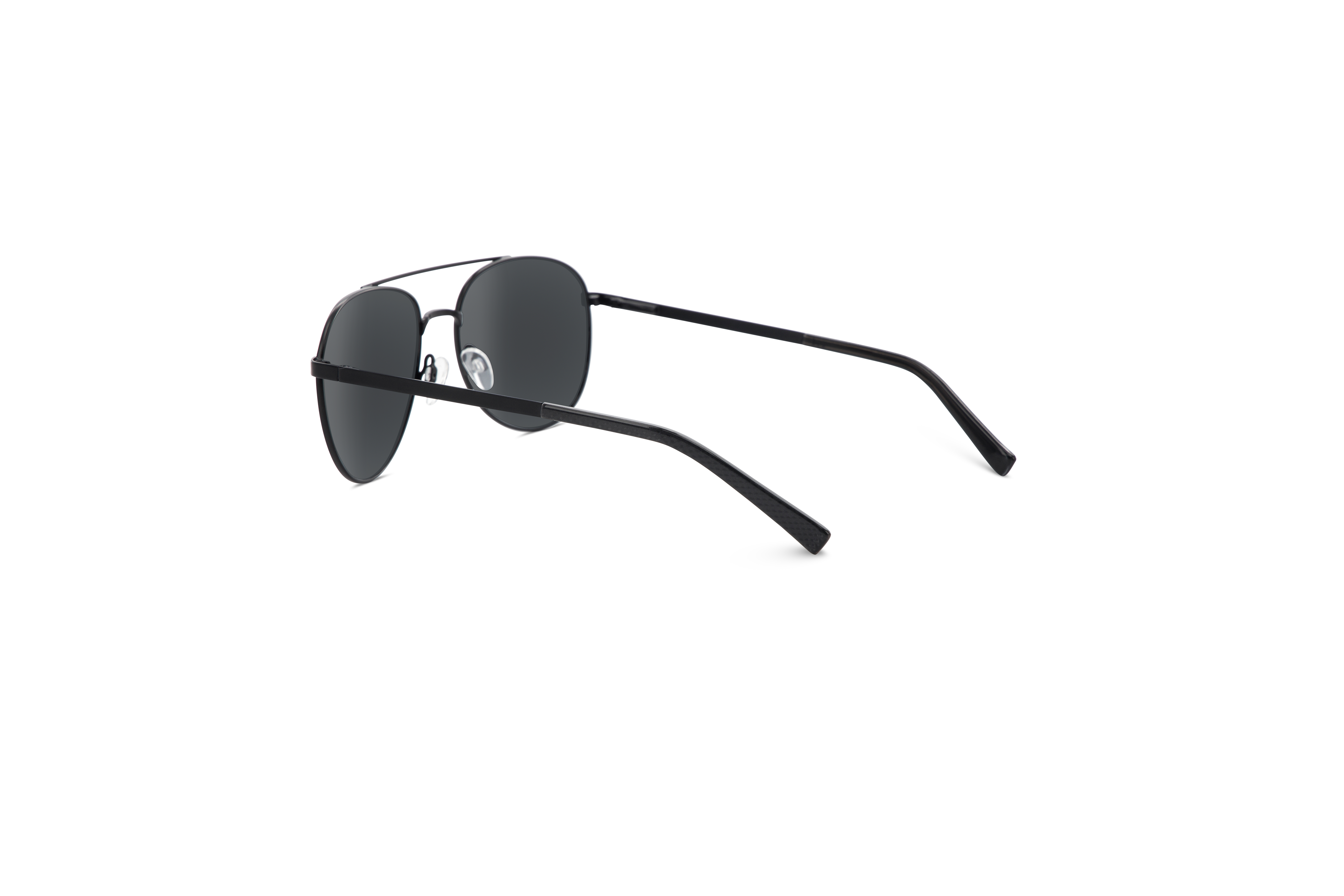 Die Sonnenbrille Sol No. 7901 in Schwarz mit Innenansicht.