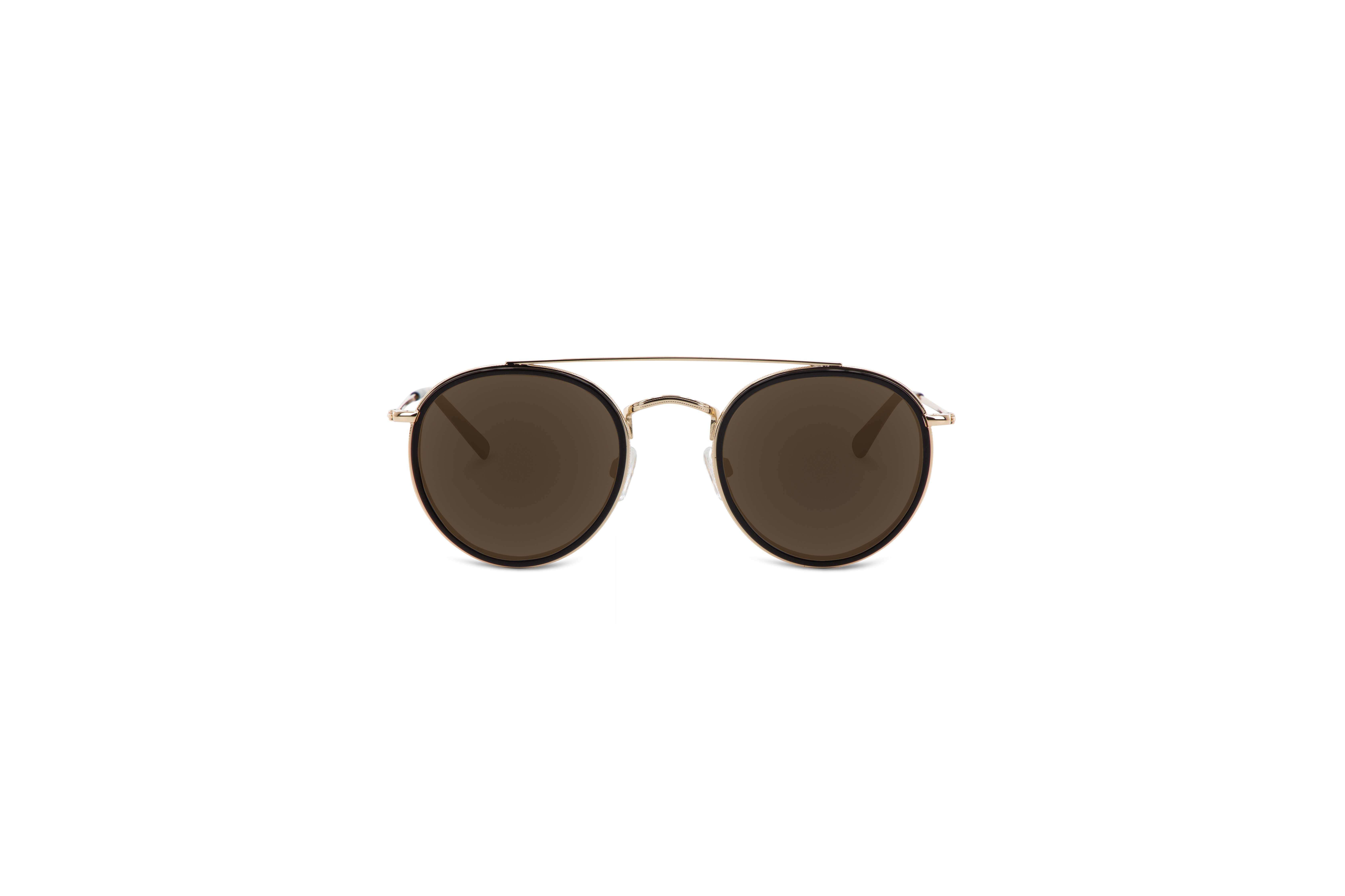 Die Sonnenbrille Sol No. 725 in Mehrfarbig auf weißem Hintergrund in Frontalansicht.