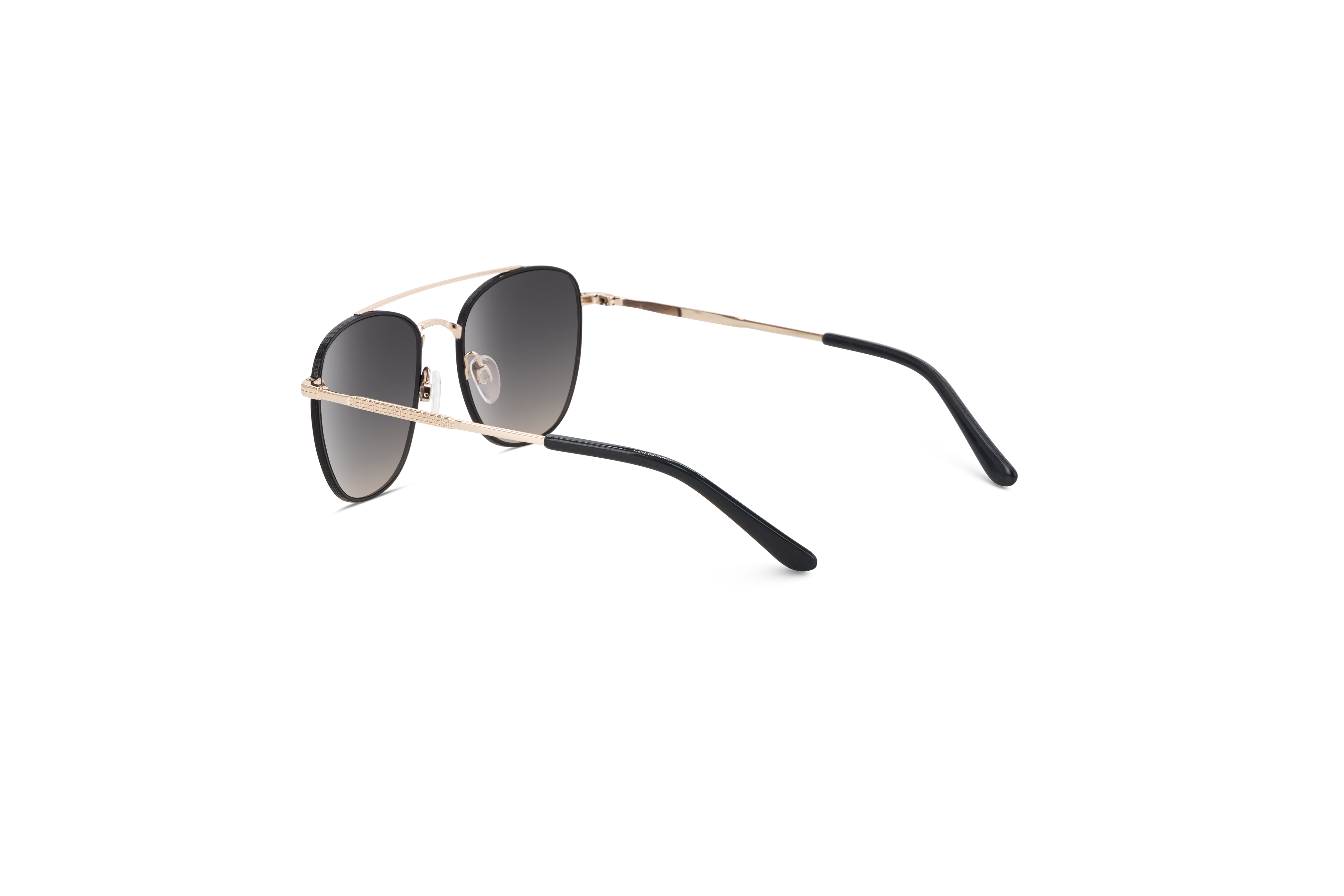 Die Sonnenbrille KIND 742 in Schwarz mit Innenansicht.