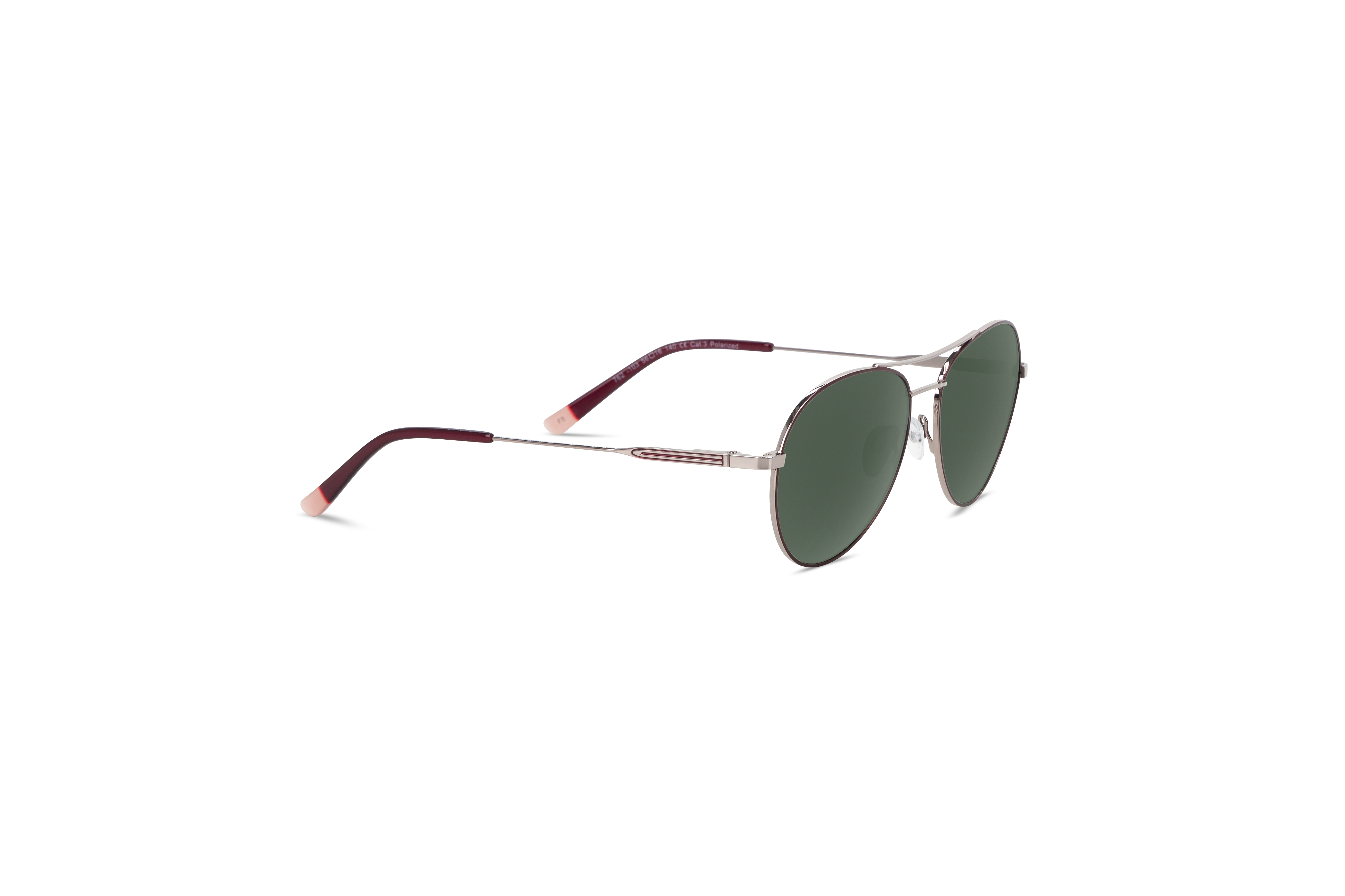 Die Sonnenbrille Sol No. 762 in Schwarz mit Seitenansicht.