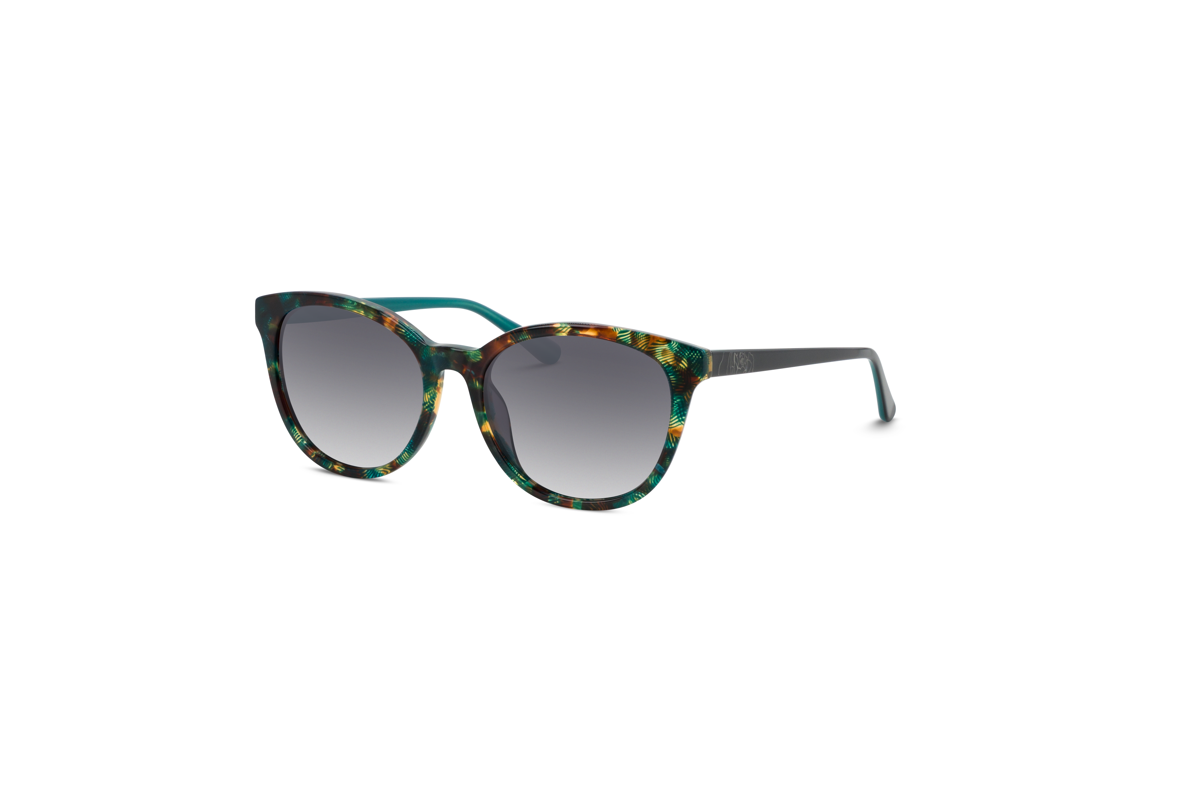 45° Ansicht der Sonnenbrille KIND No. 846 in Mehrfarbig auf weißem Hintergrund.