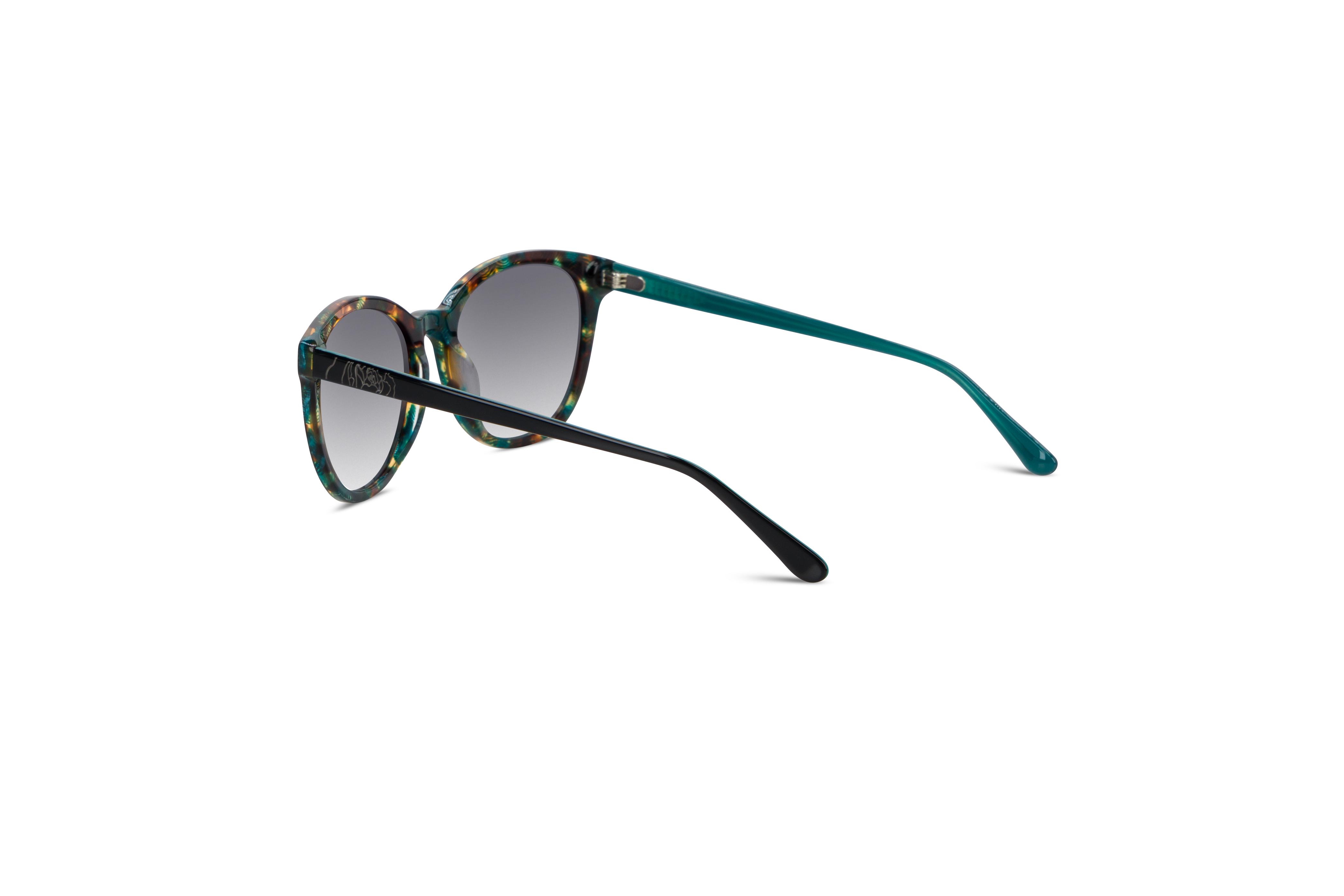 Die Sonnenbrille KIND No. 846 in Mehrfarbig mit Innenansicht.