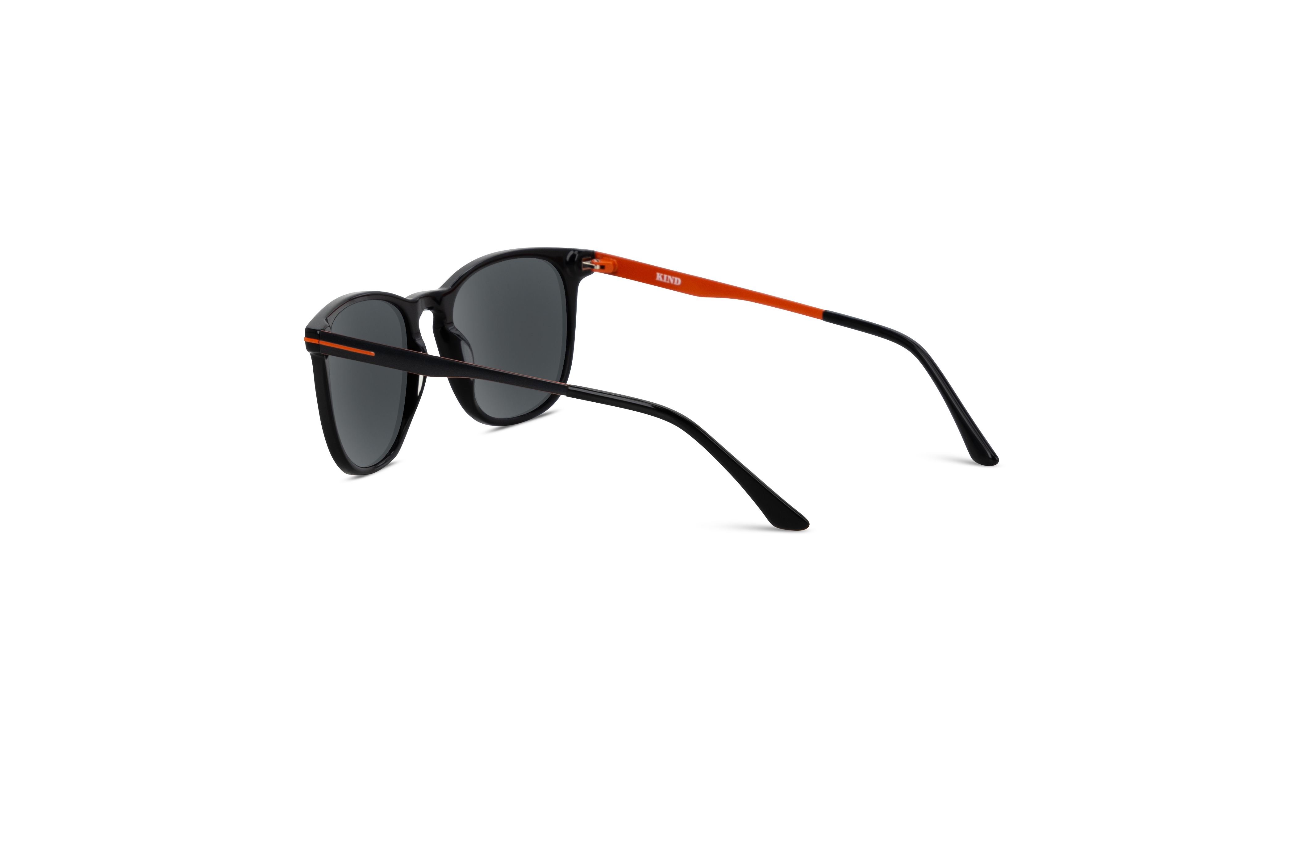 Die Sonnenbrille KIND 877 in Schwarz mit Innenansicht.