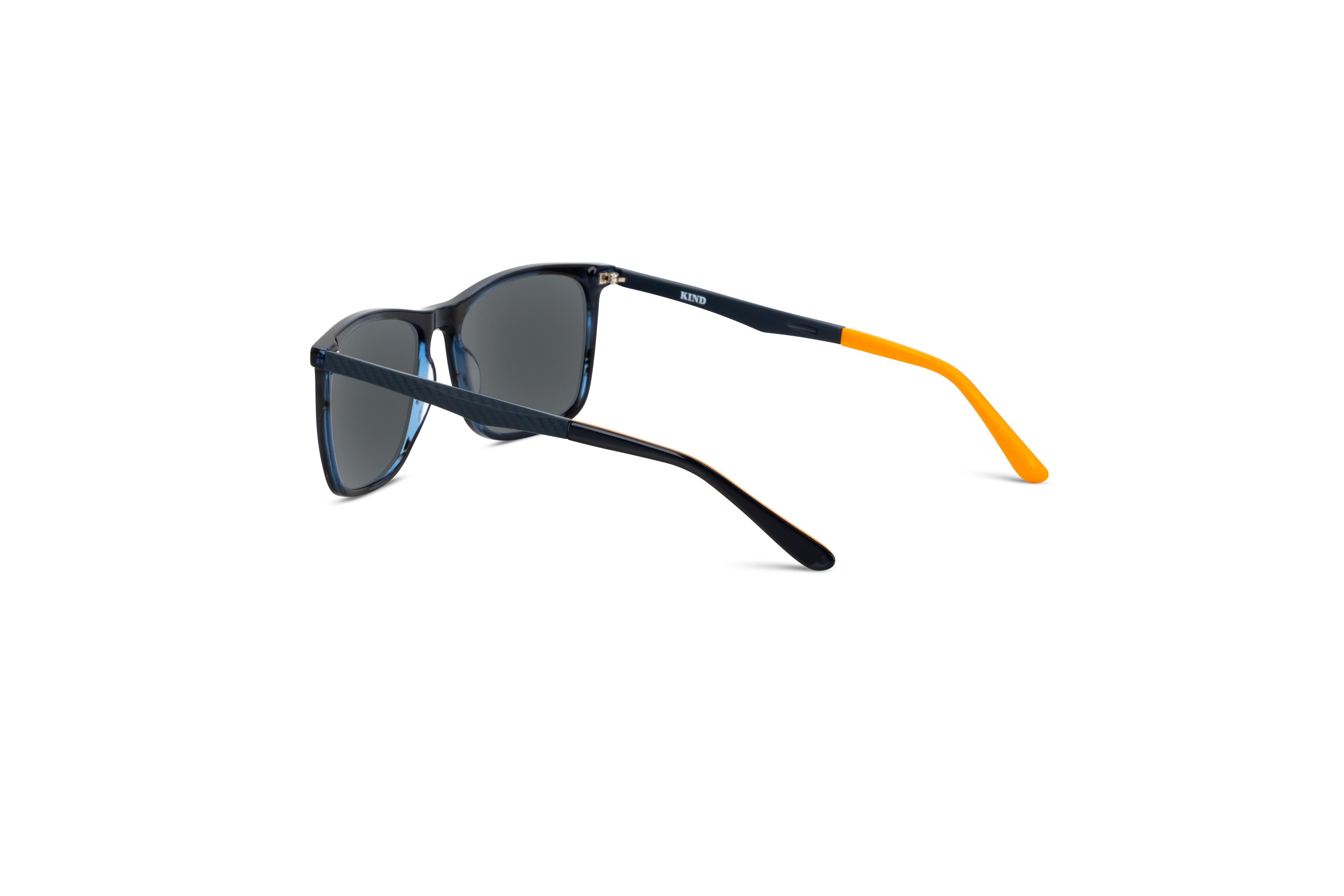 Die Sonnenbrille KIND 891 in Blau mit Innenansicht.