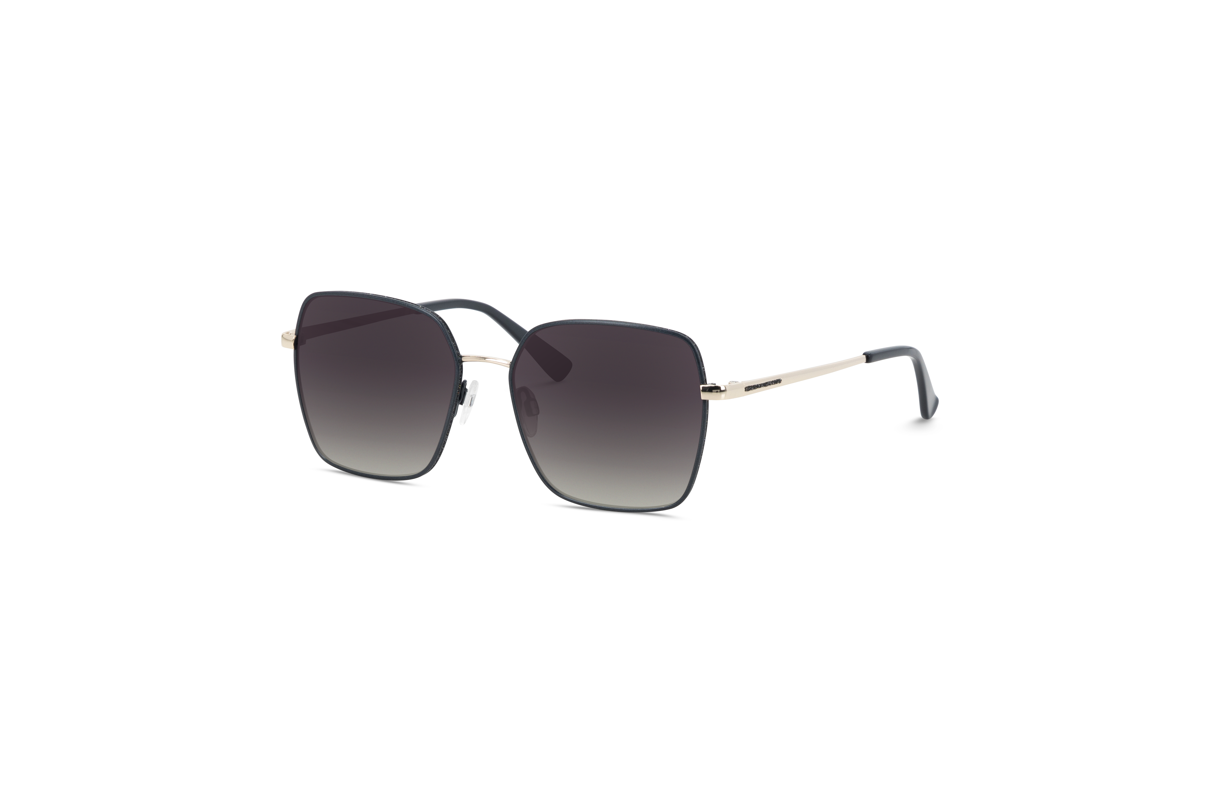 45° Ansicht der Sonnenbrille KIND 880 in Gold auf weißem Hintergrund.