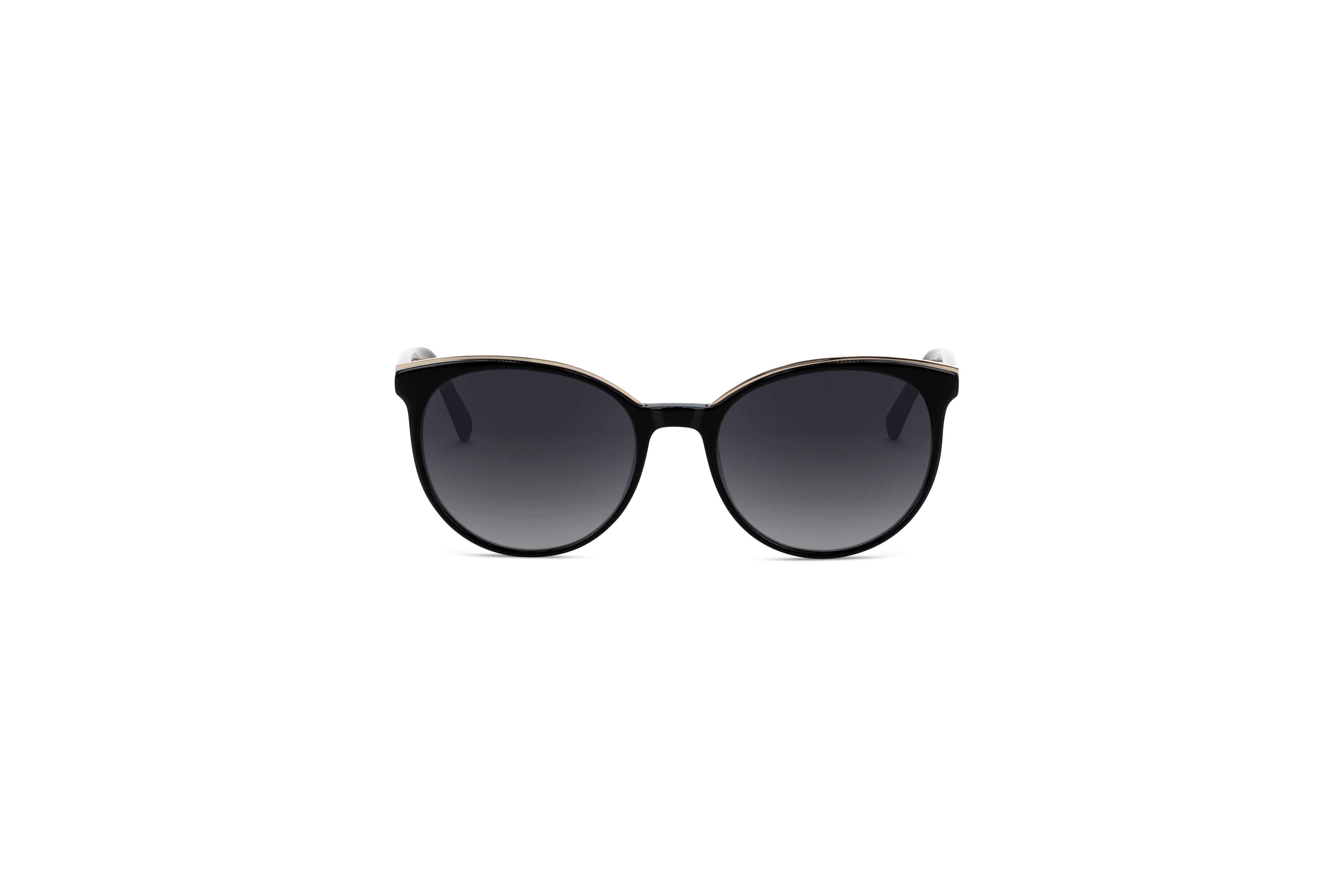 KIND 898 Damen Sonnenbrille mit und ohne Sehstärke / Schwarz / extravagant