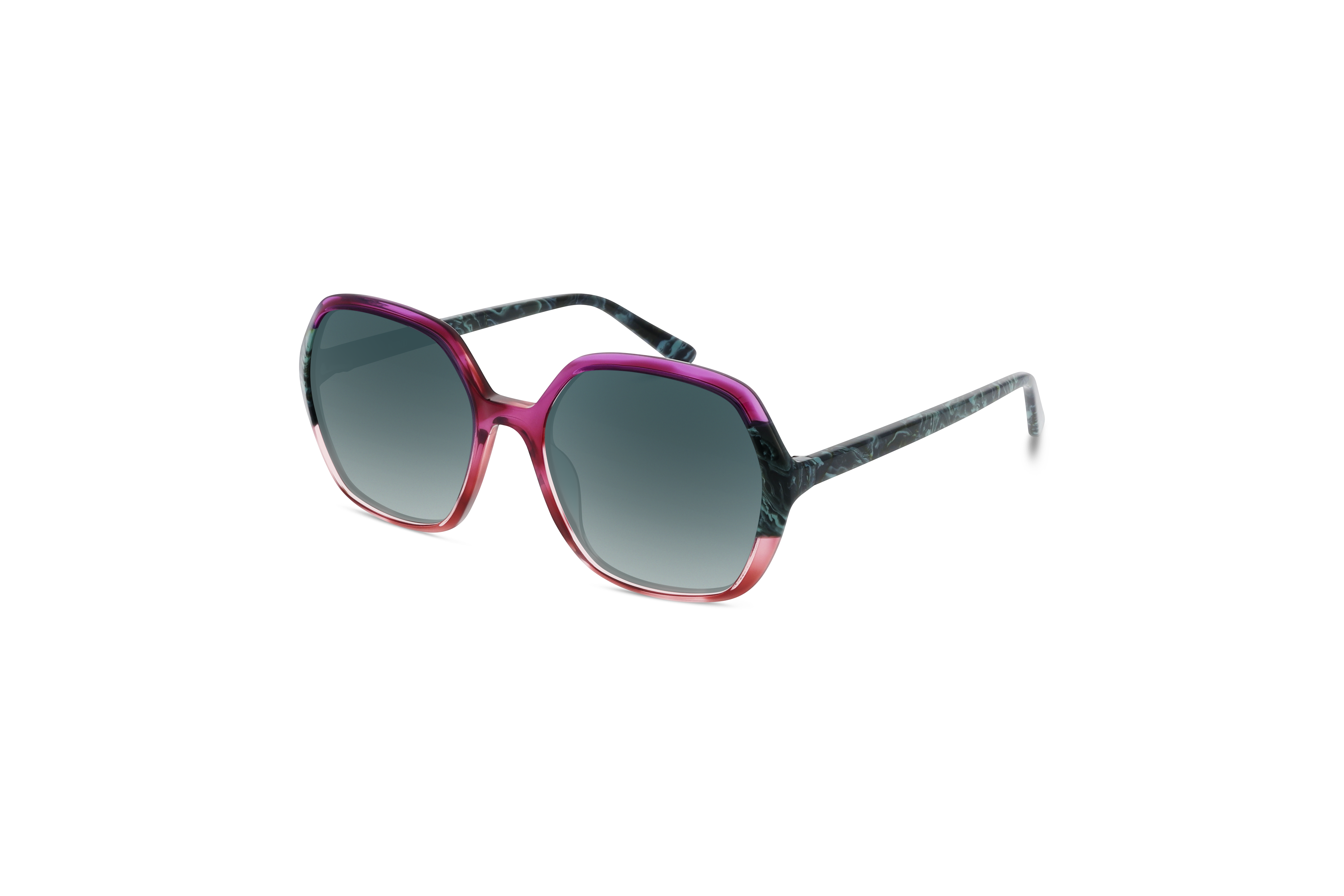 45° Ansicht der Sonnenbrille KIND 932 in Mehrfarbig auf weißem Hintergrund.