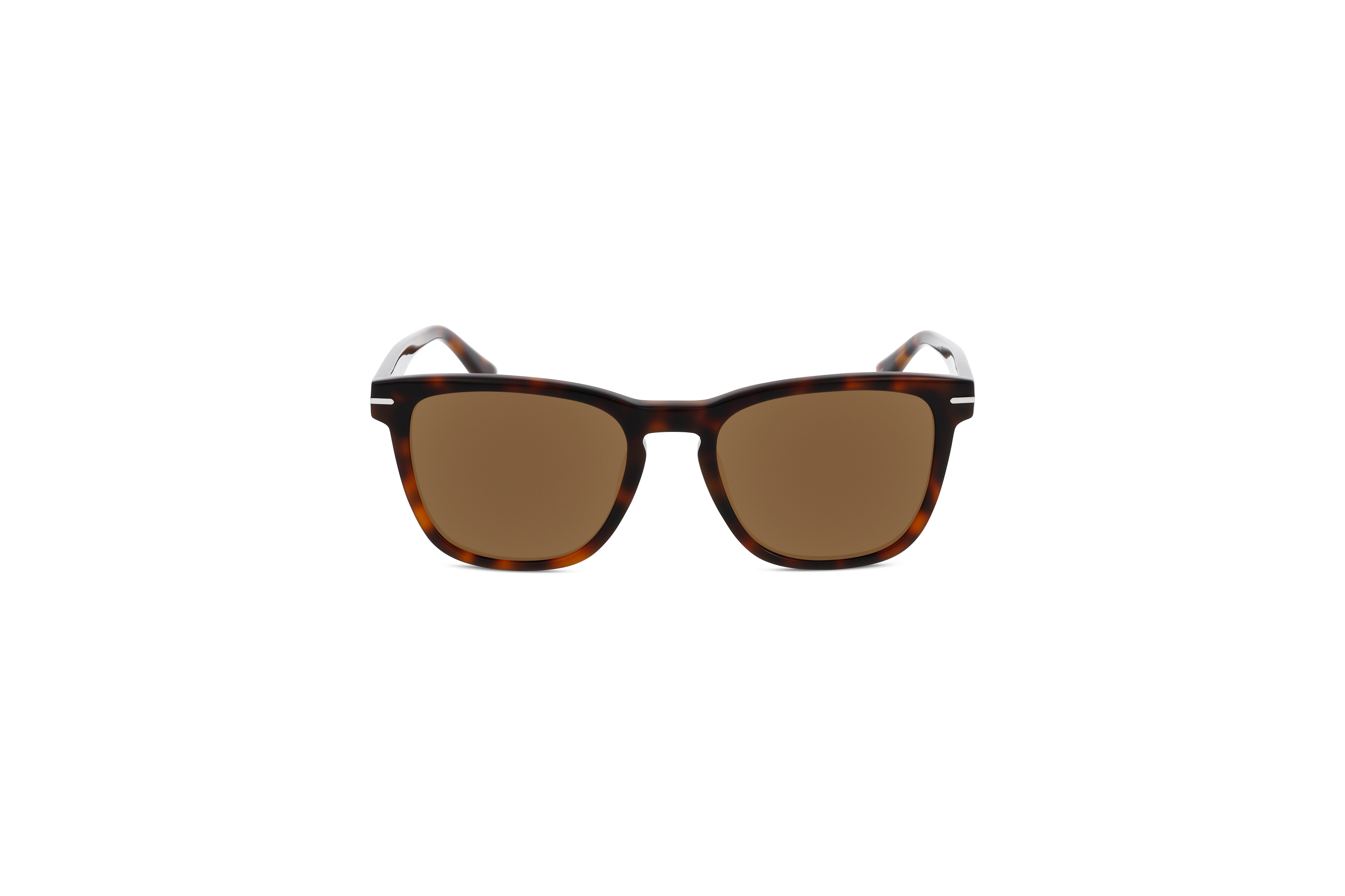 Die Sonnenbrille KIND 931 in Havanna auf weißem Hintergrund in Frontalansicht.