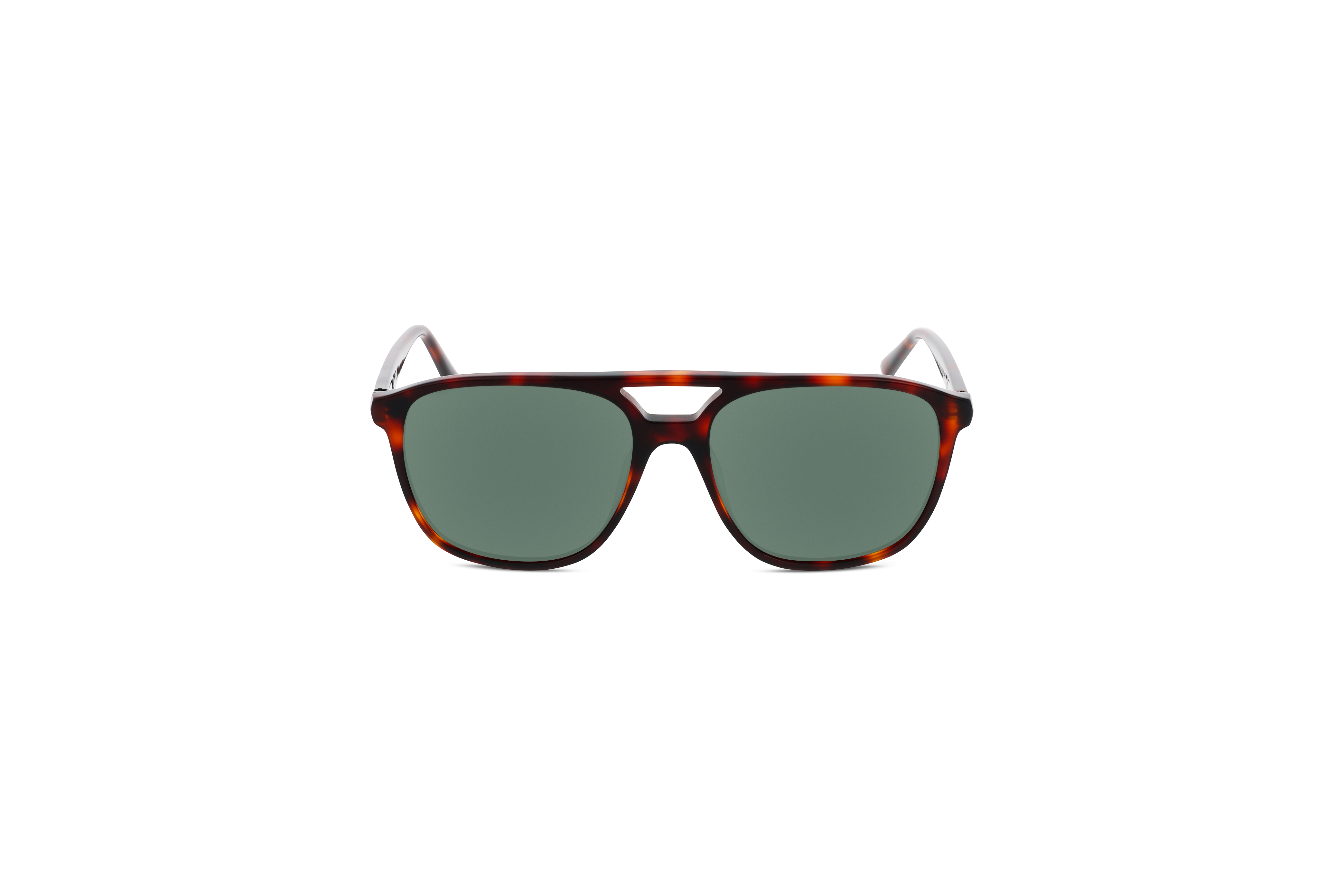 Die Sonnenbrille KIND 925 in Havanna auf weißem Hintergrund in Frontalansicht.