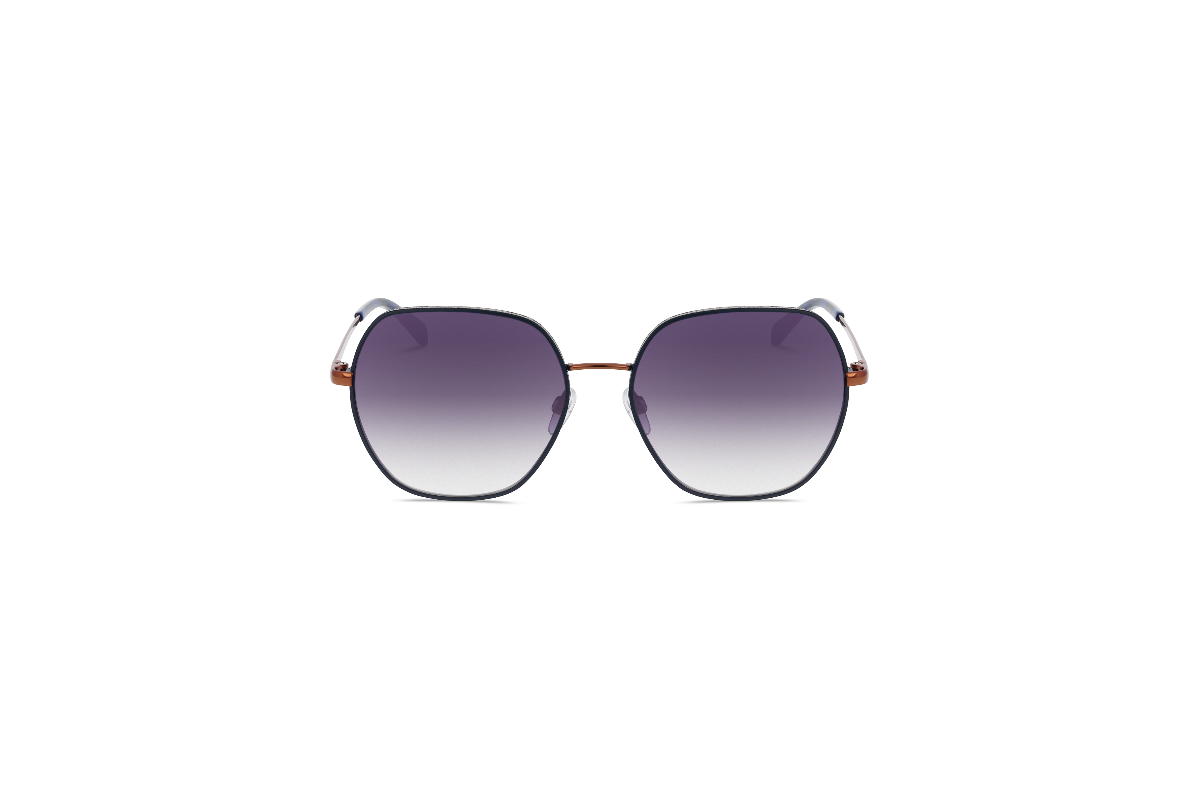 KIND 974 Damen Sonnenbrille mit und ohne Sehstärke / Blau / rechteckig