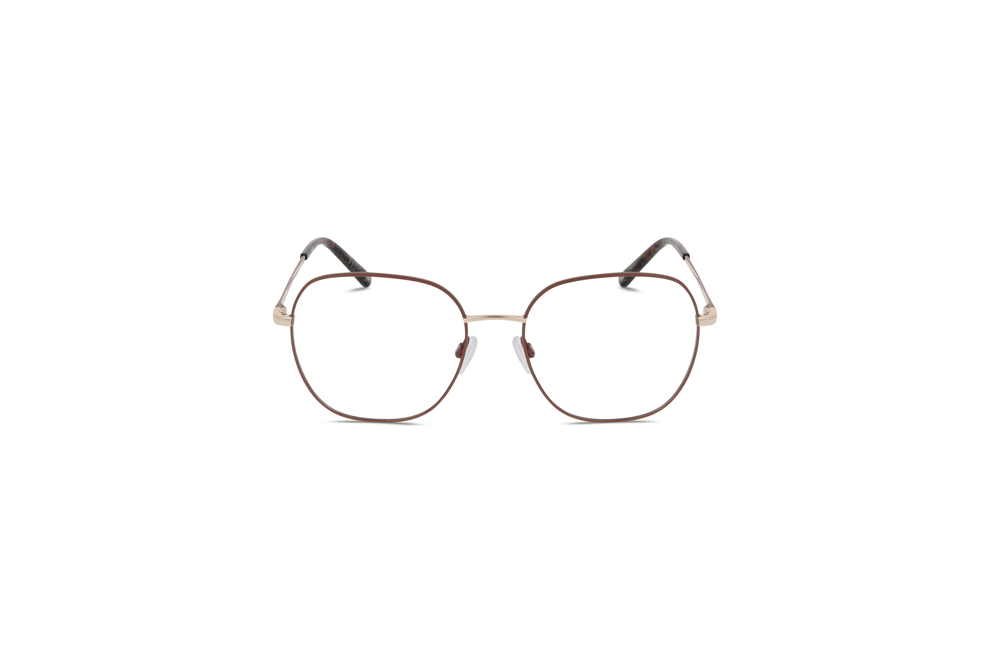 Die Brille KIND 4712962 V25 in Rot auf weißem Hintergrund in Frontalansicht.