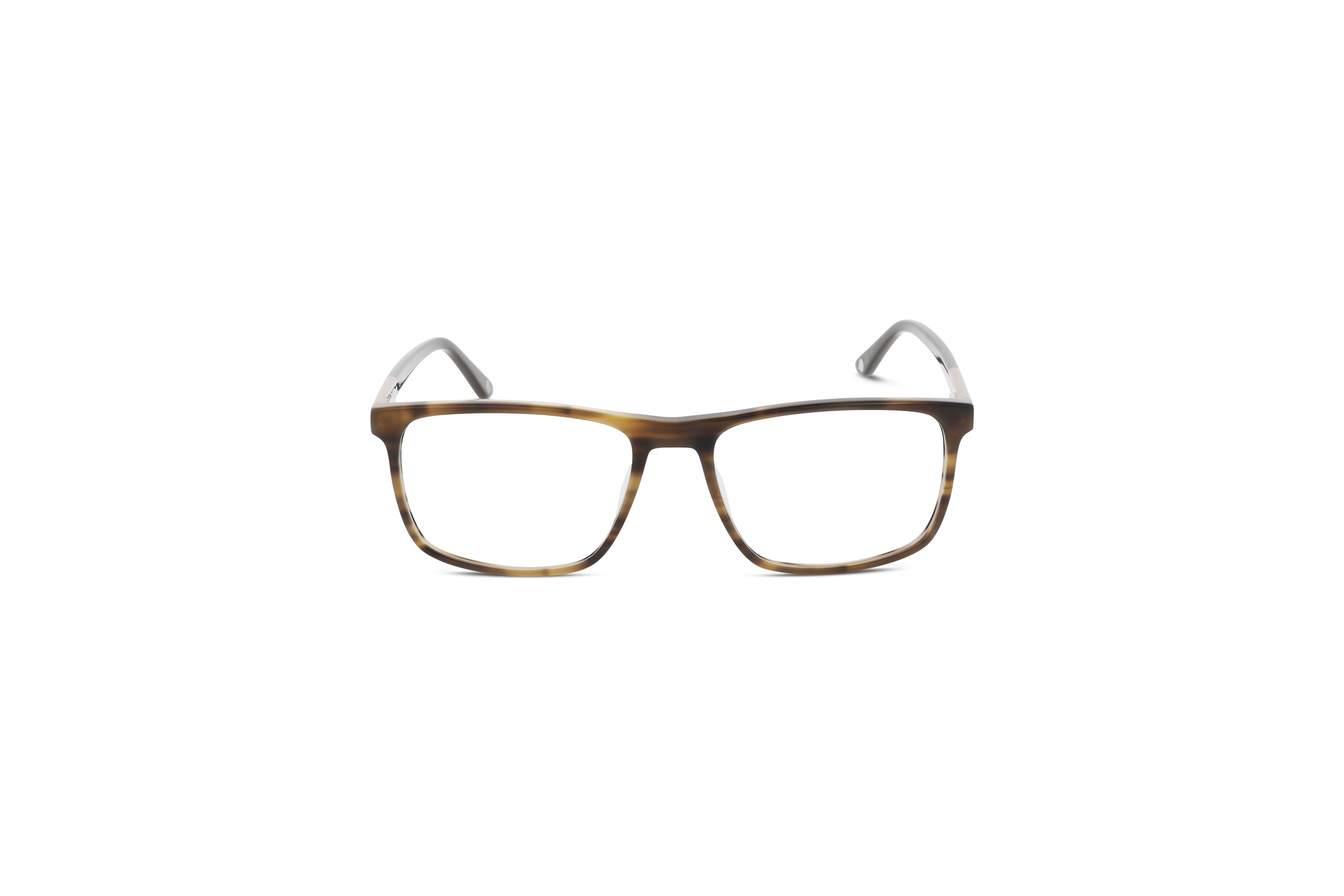 Die Brille KIND 4716589 V25 in Schwarz auf weißem Hintergrund in Frontalansicht.