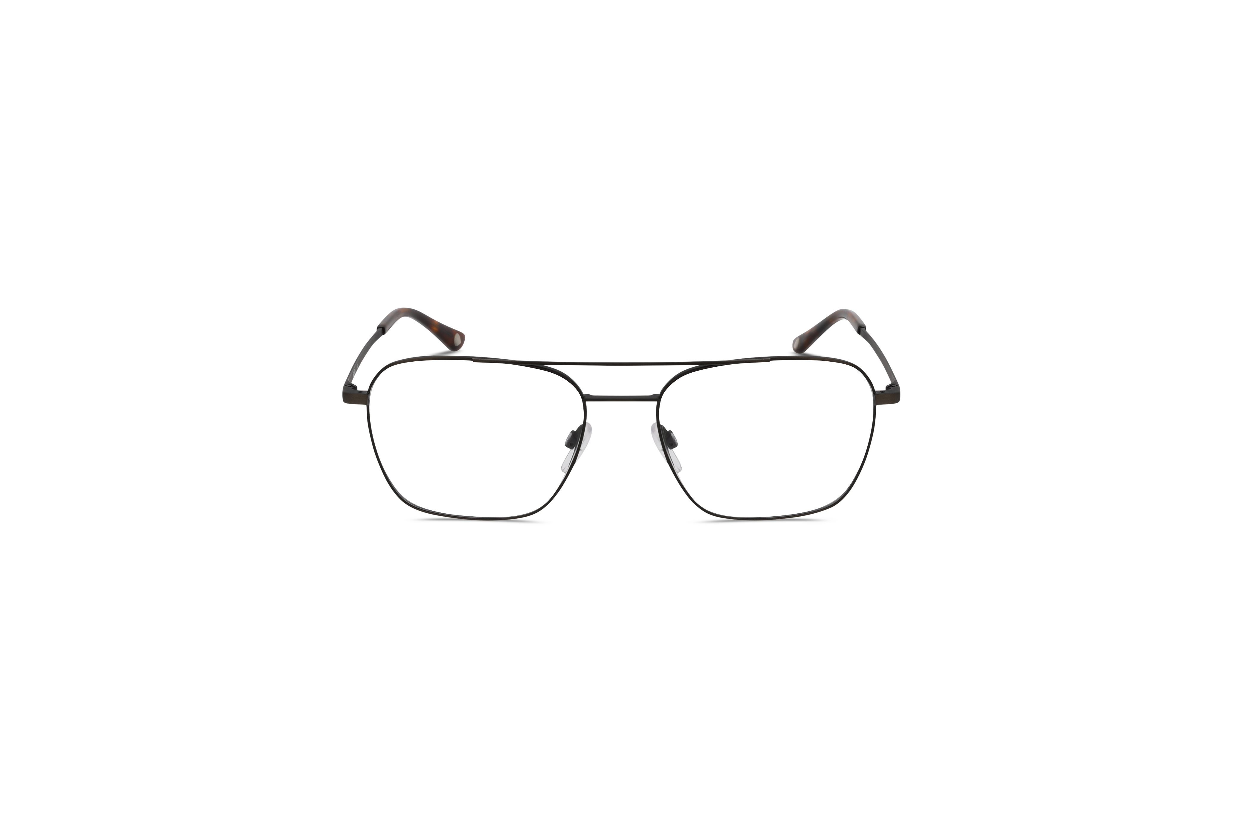 Die Brille KIND 4712515 V25 in Silber auf weißem Hintergrund in Frontalansicht.