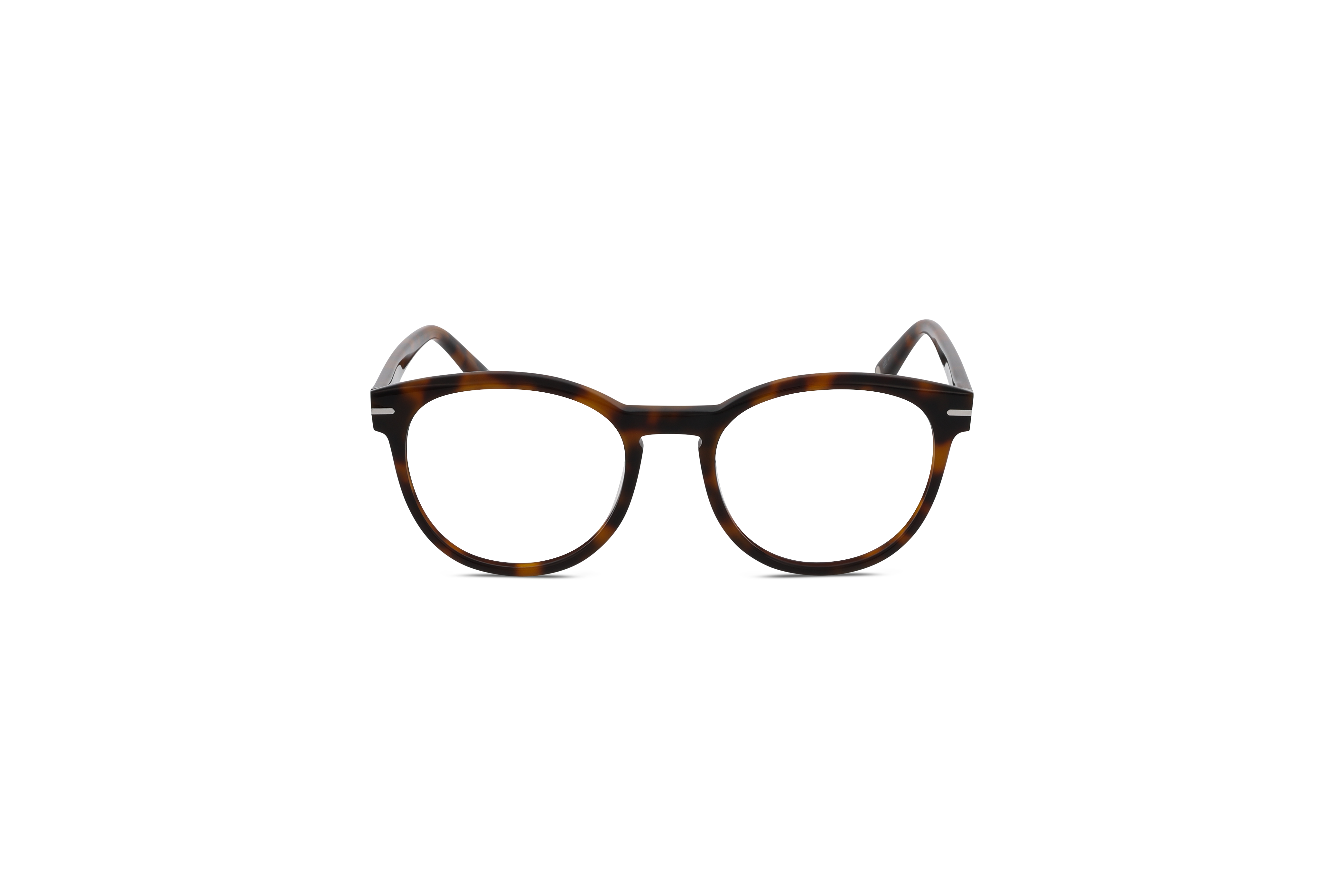 Die Brille KIND 4716553 V25 in Havanna auf weißem Hintergrund in Frontalansicht.