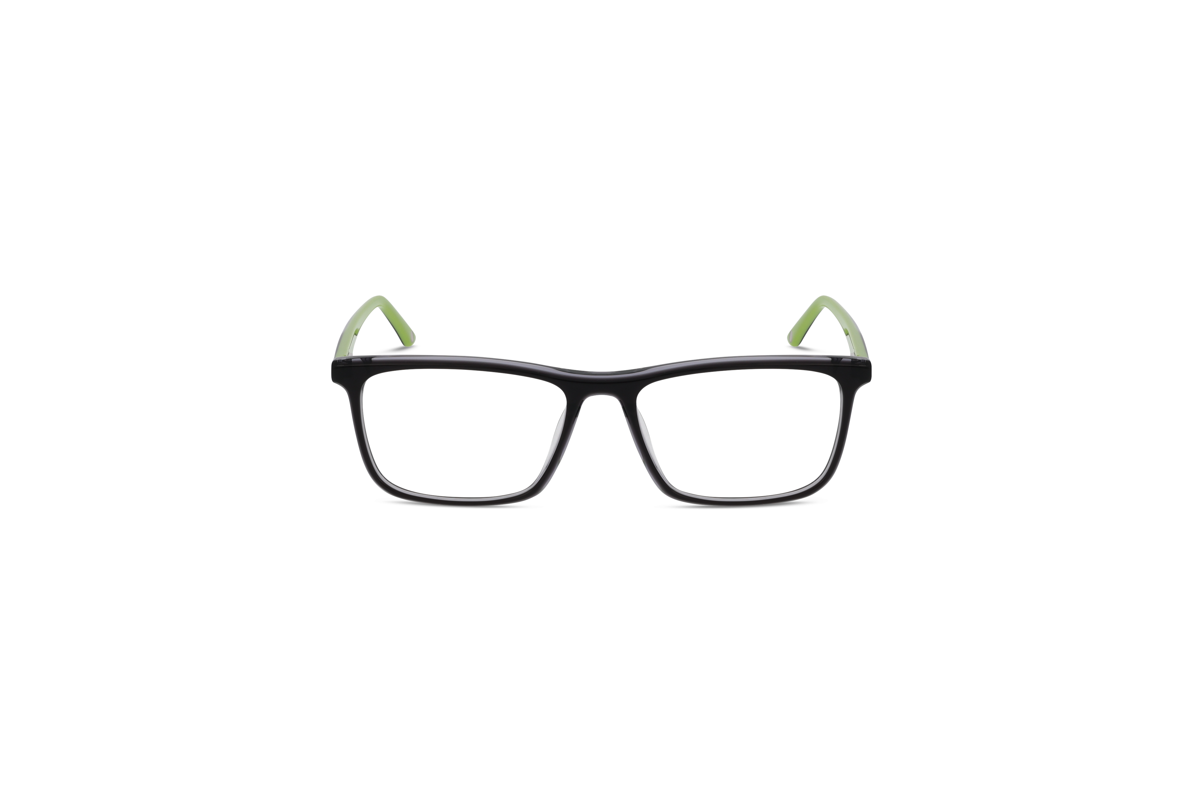 Die Brille KIND 4716601 V25 in Grau auf weißem Hintergrund in Frontalansicht.