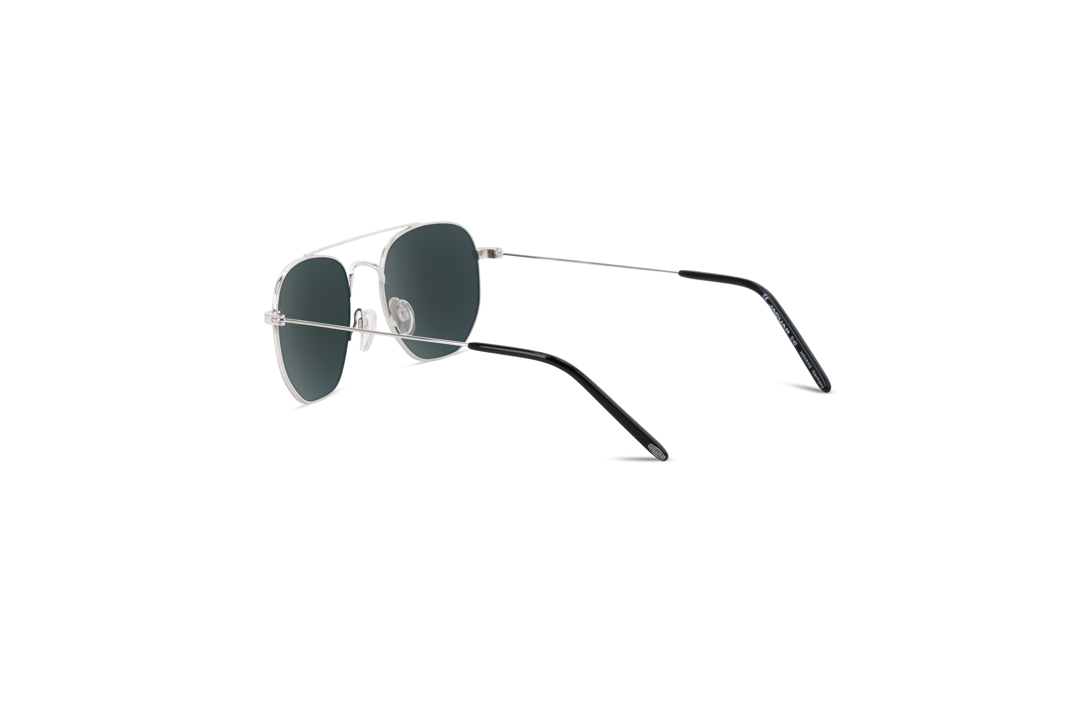 Die Sonnenbrille Jaguar 37454 in Grau mit Innenansicht.