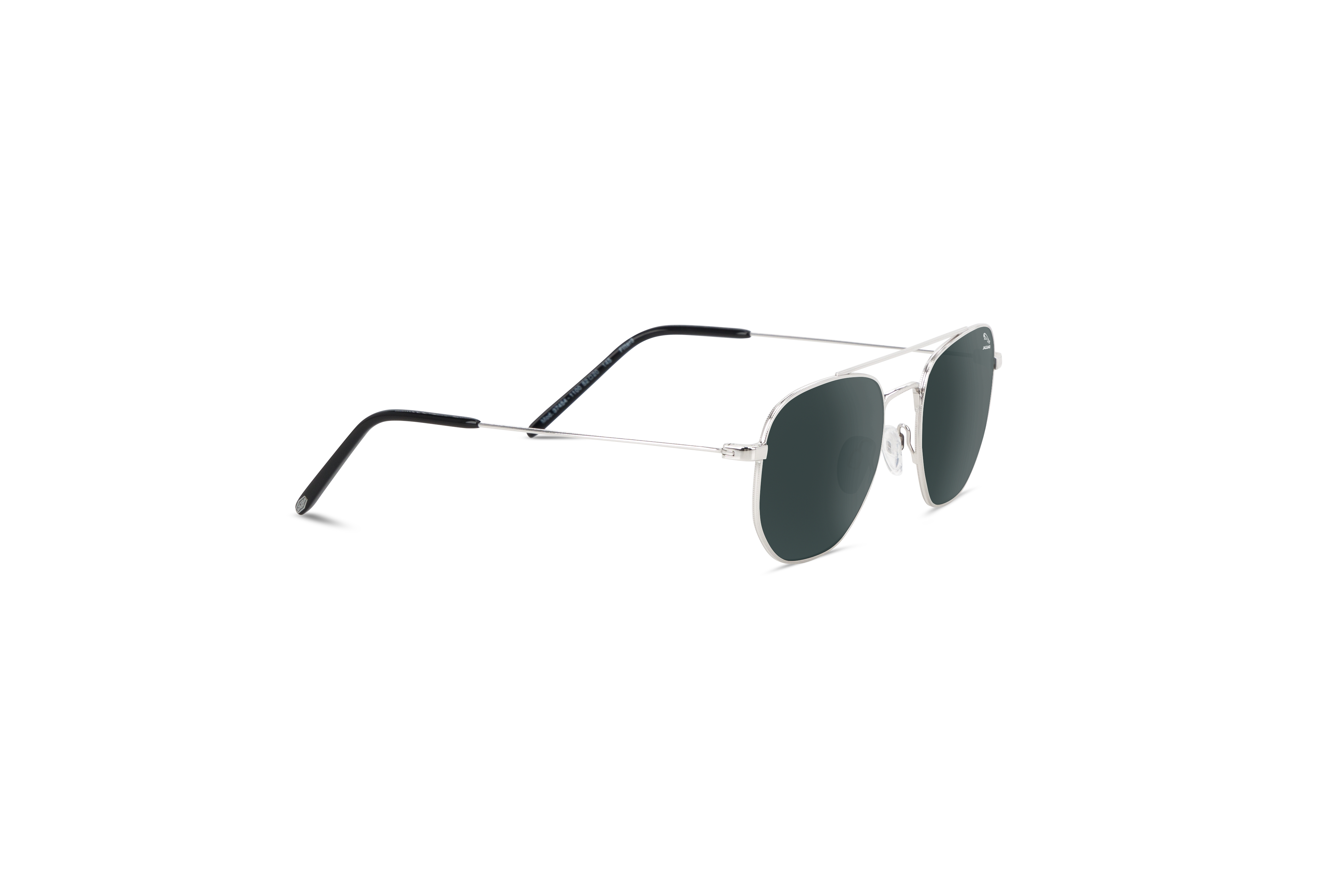 Die Sonnenbrille Jaguar 37454 in Grau mit Seitenansicht.