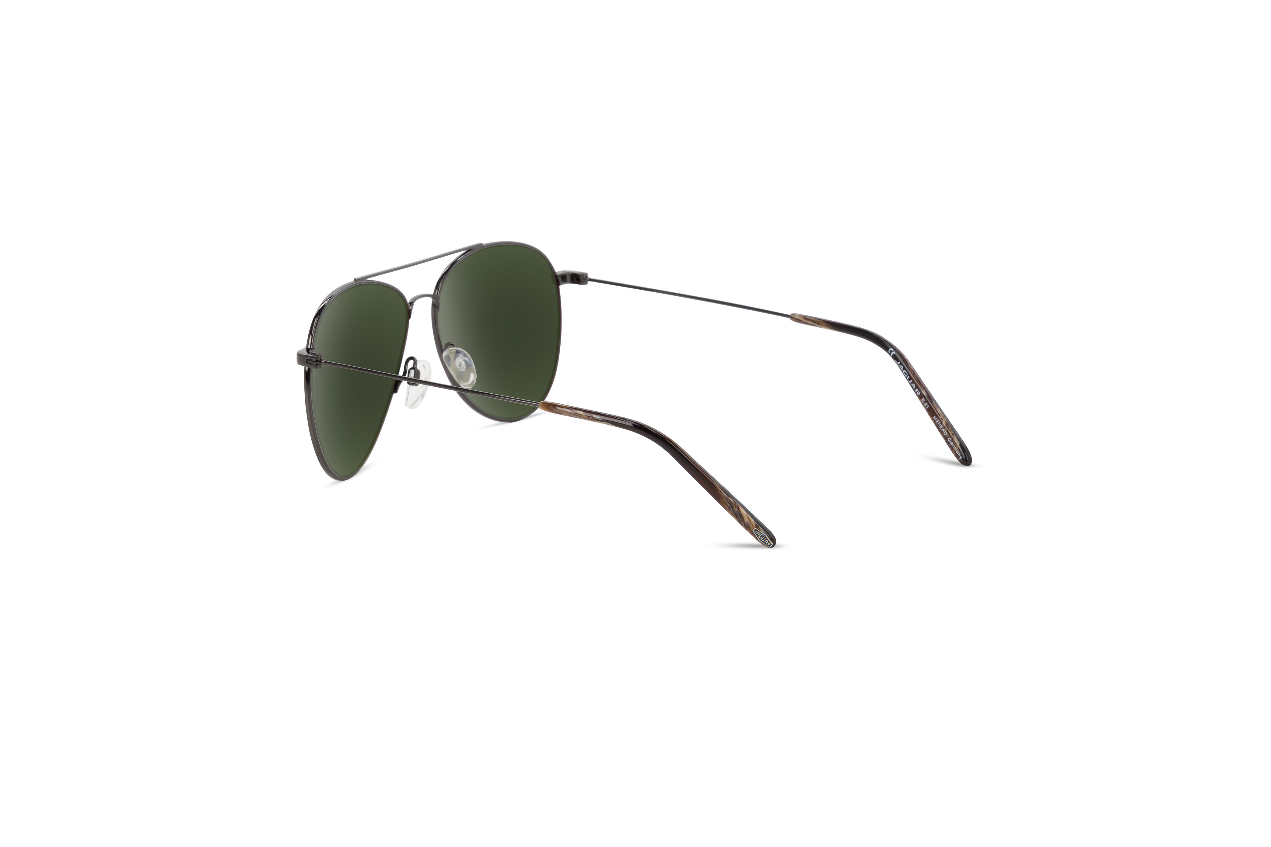 Die Sonnenbrille Jaguar 37456 in Grau mit Innenansicht.