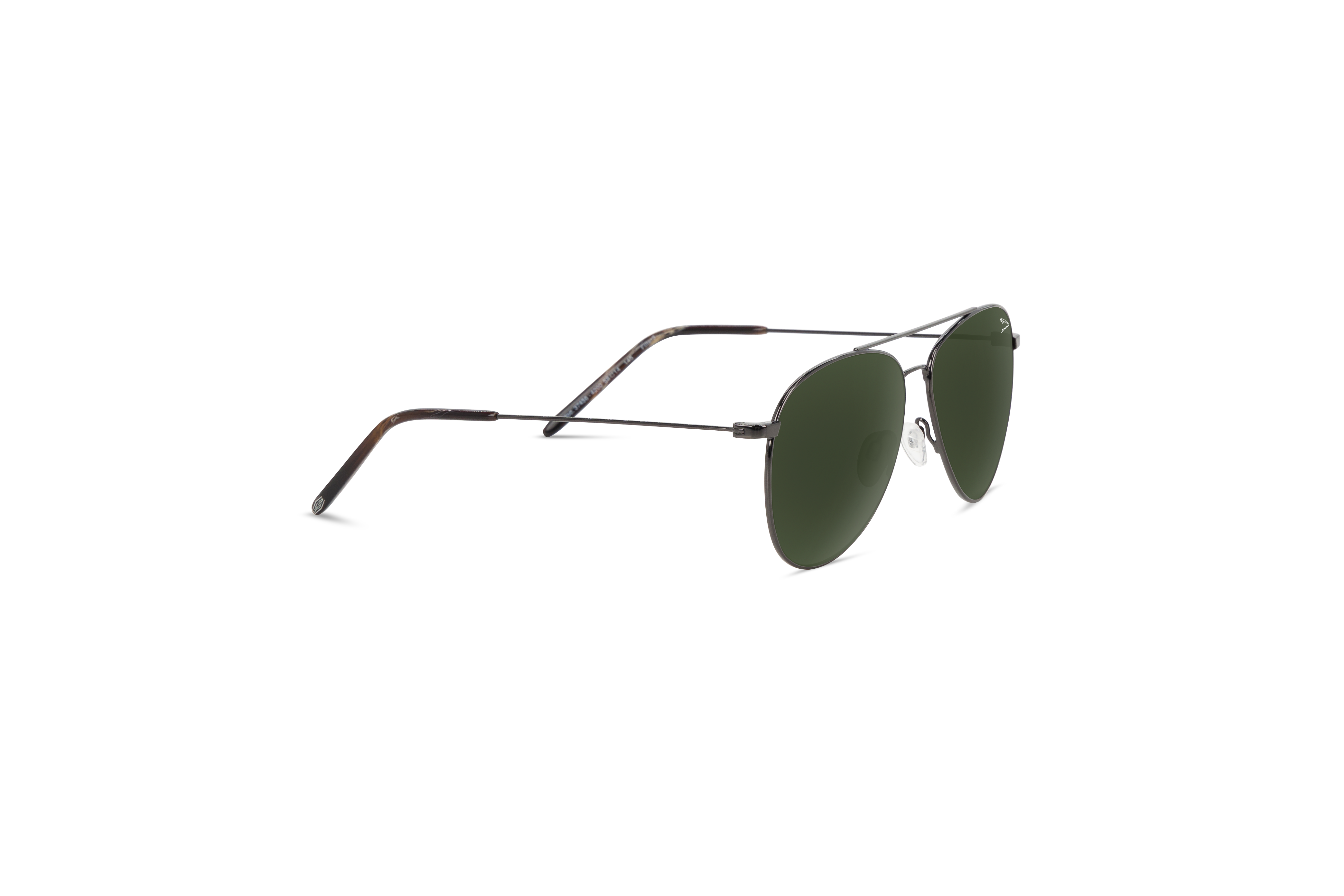 Die Sonnenbrille Jaguar 37456 in Grau mit Seitenansicht.
