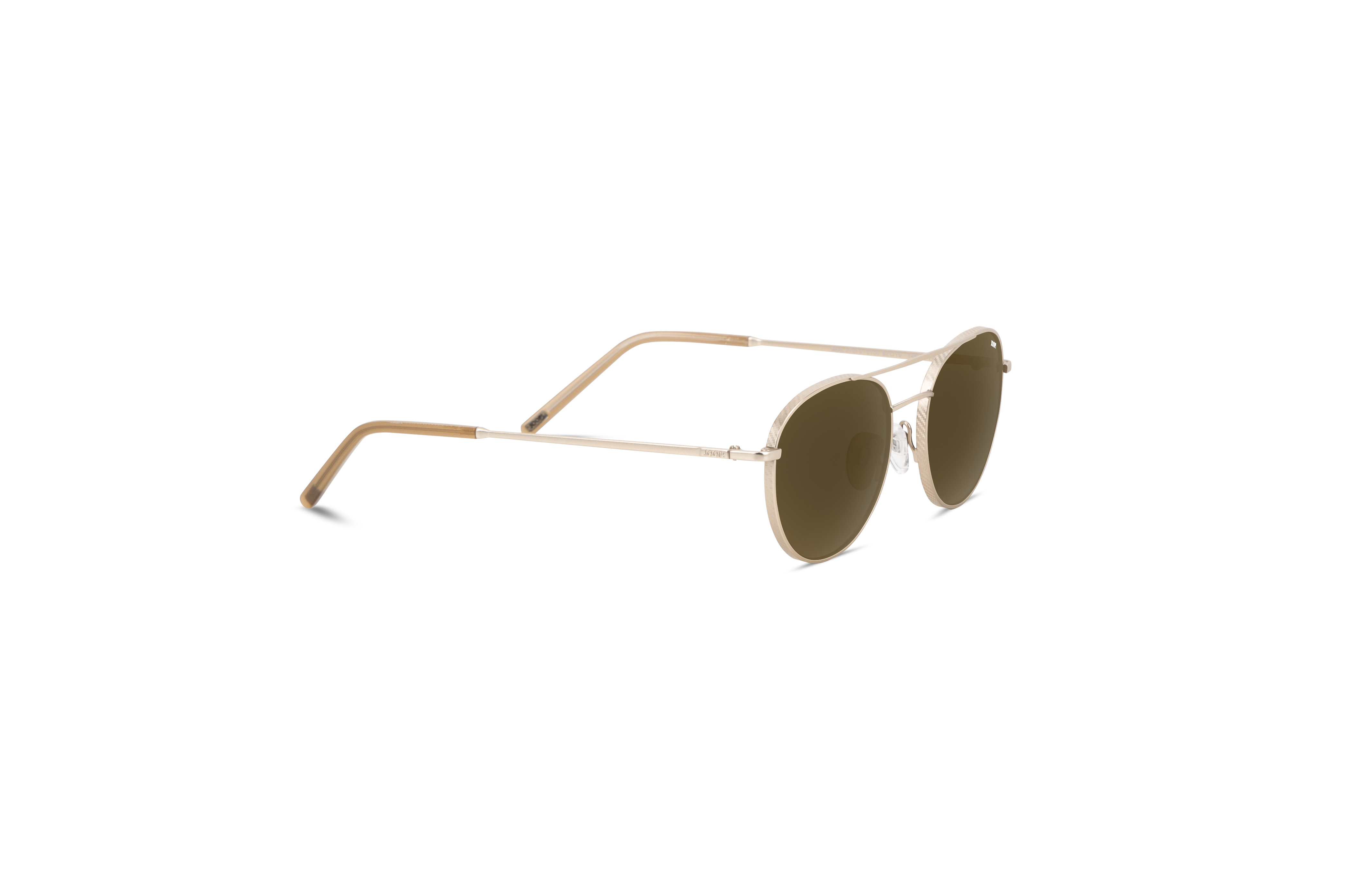Die Sonnenbrille JOOP! 87374 in Gold mit Seitenansicht.