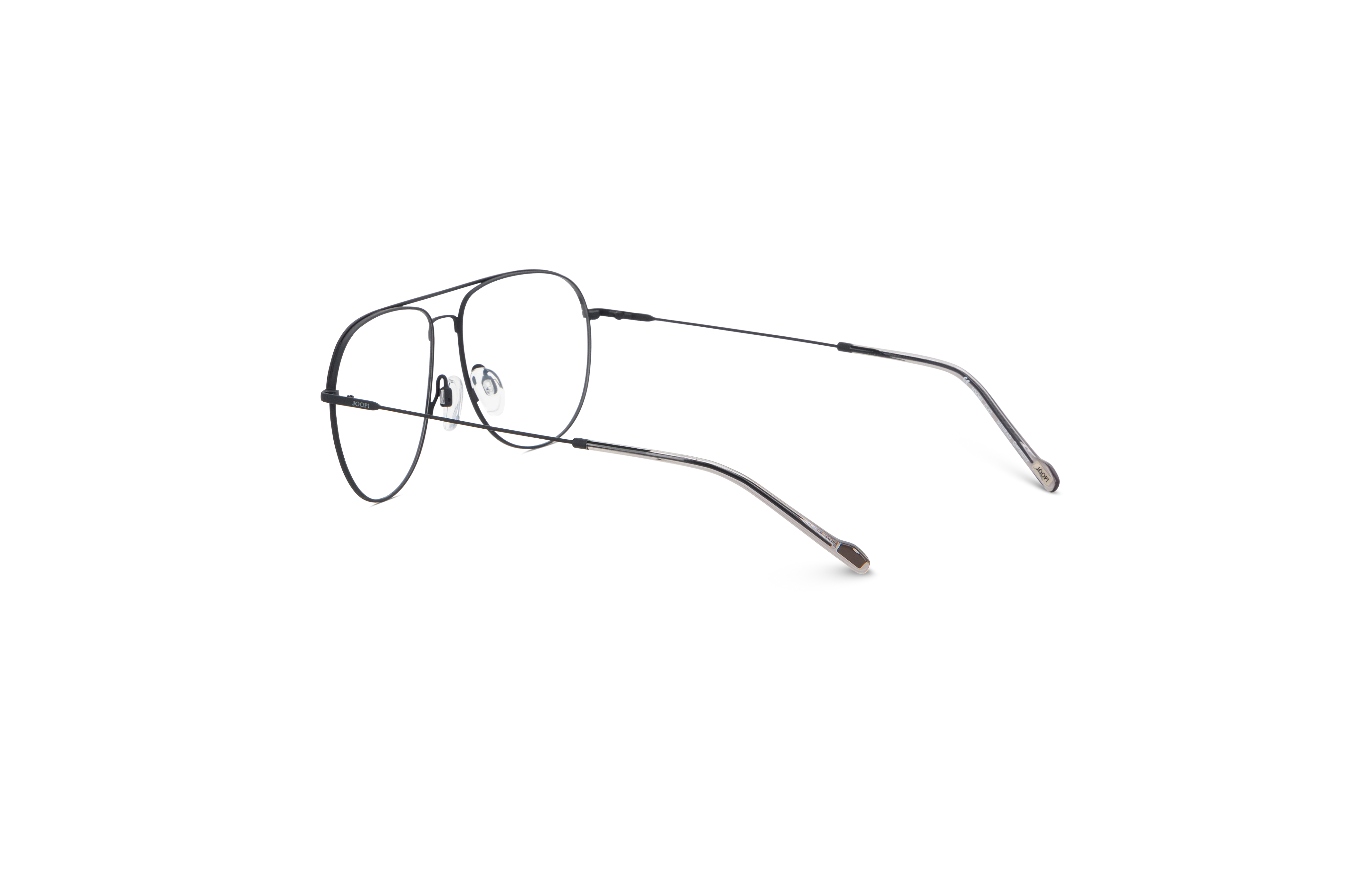 Die Brille JOOP! 83281 in Metallisch mit Innenansicht.