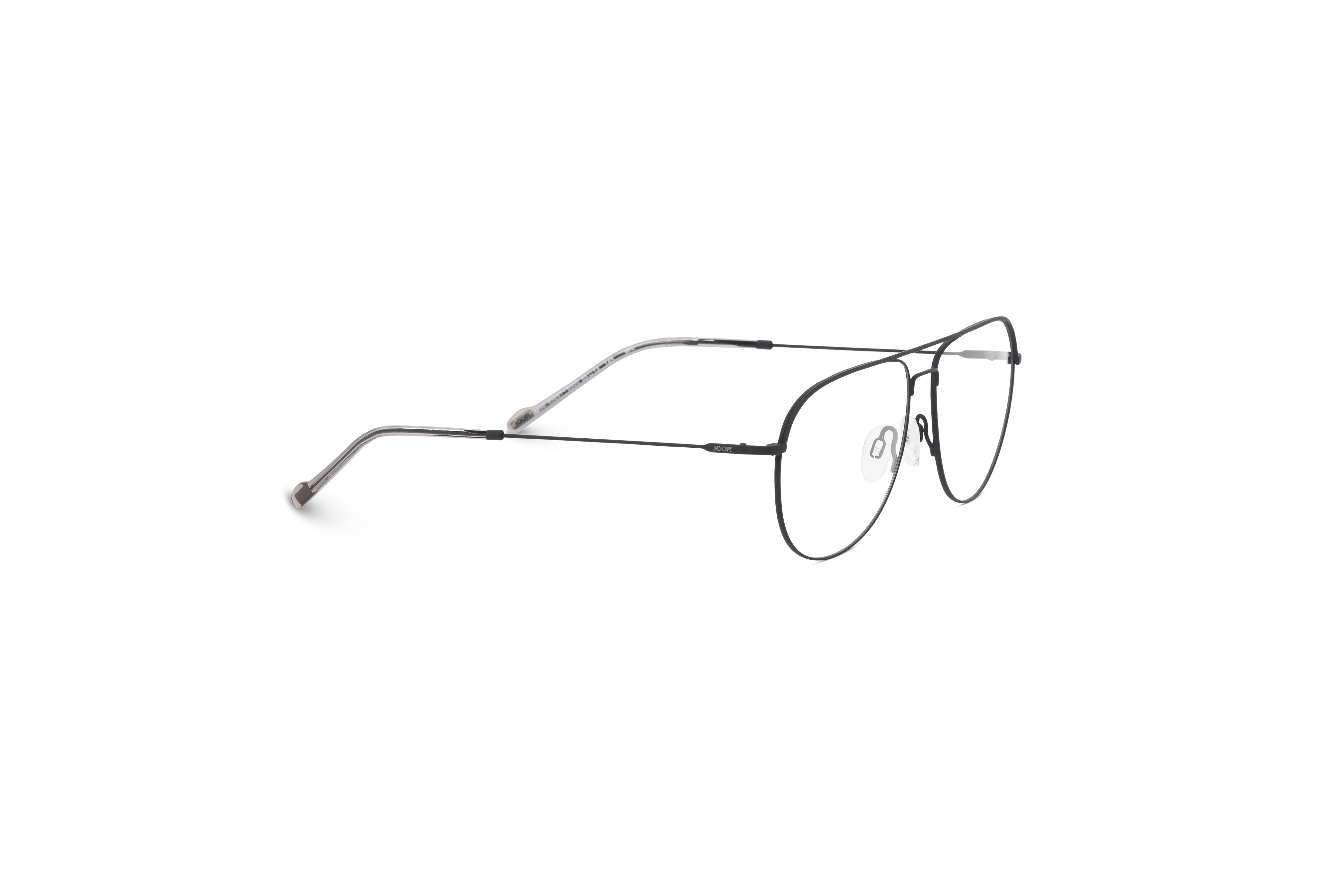 Die Brille JOOP! 83281 in Metallisch mit Seitenansicht.