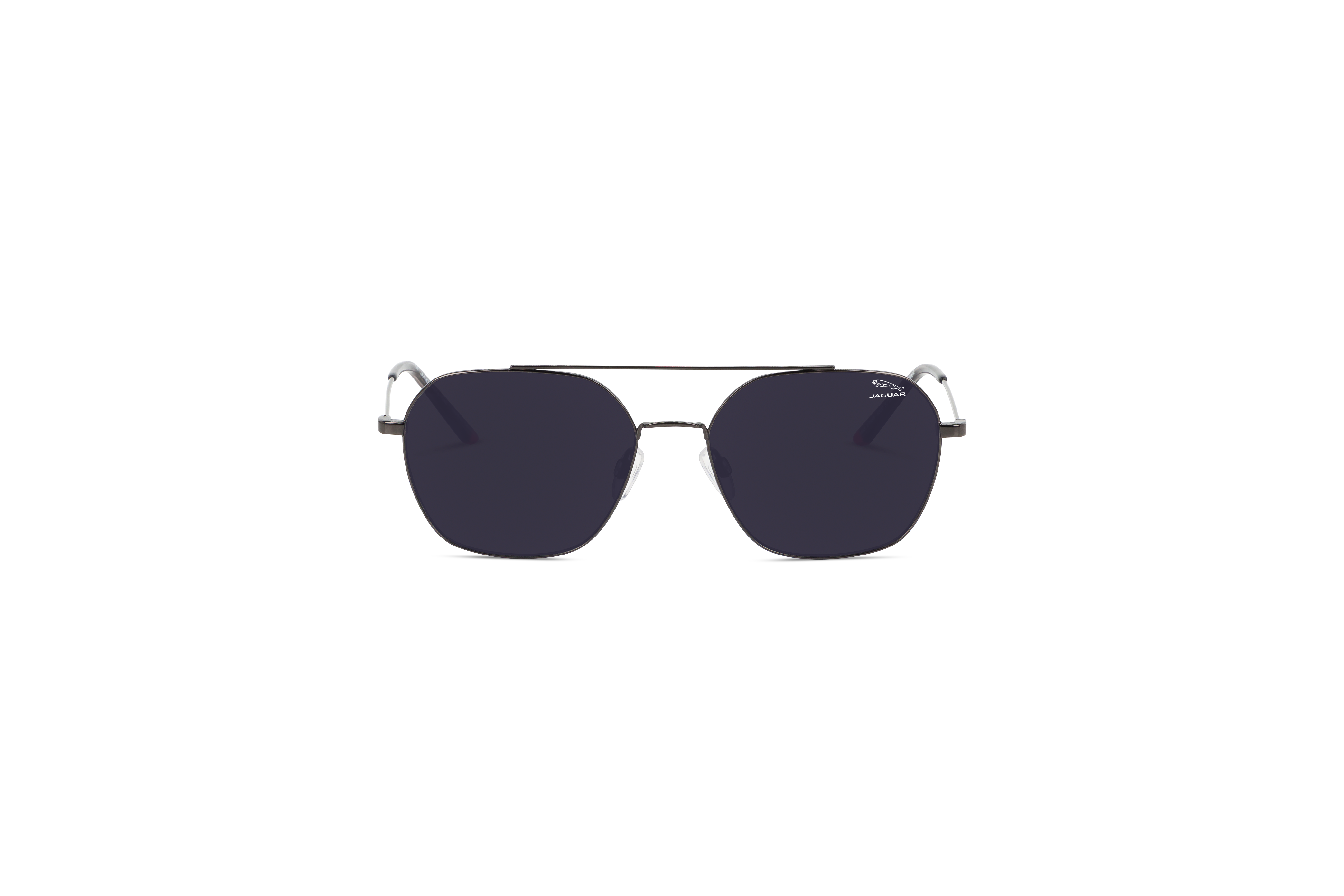 Jaguar 37588 Herren Sonnenbrille mit und ohne Sehstärke / Grau / rechteckig