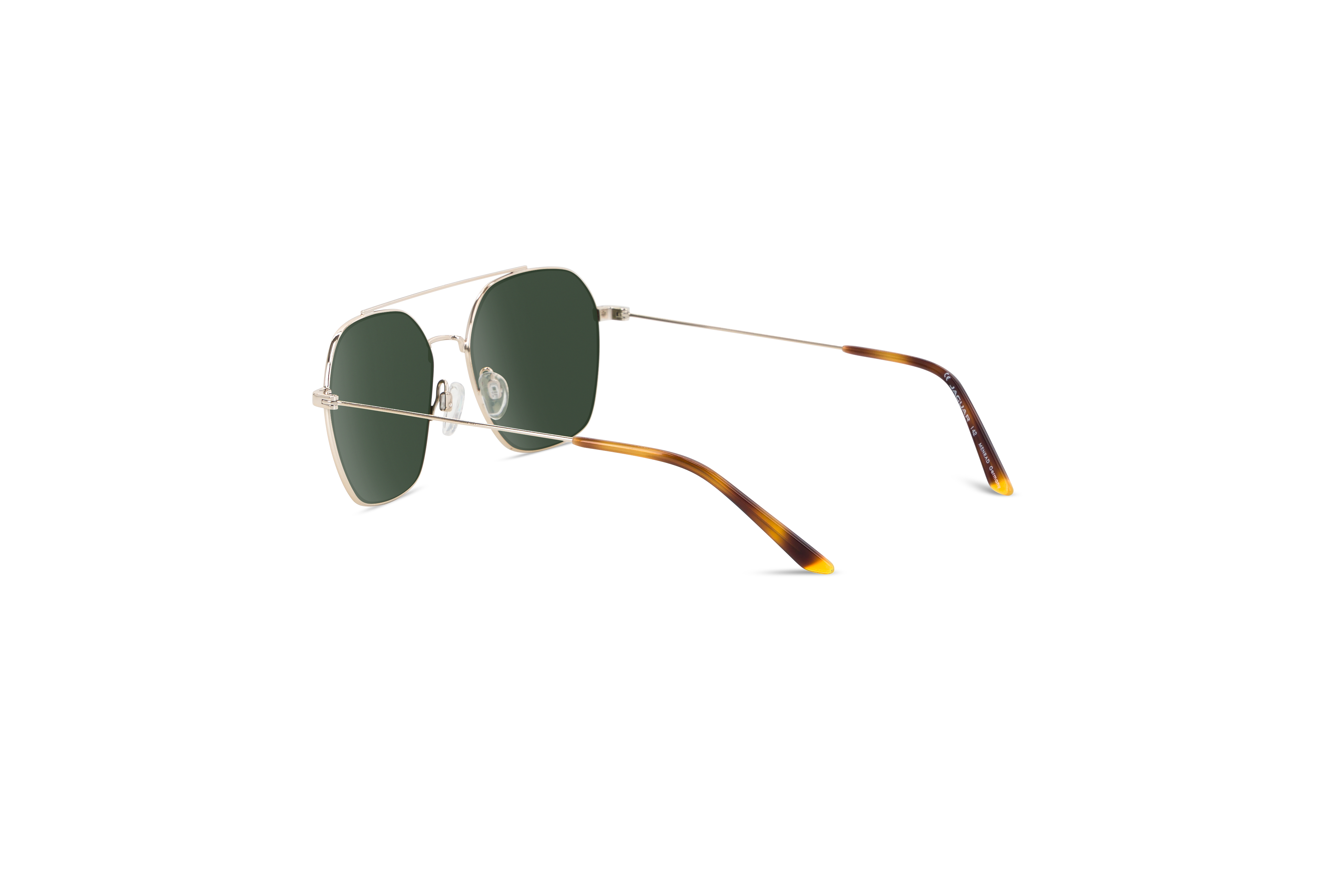 Die Sonnenbrille Jaguar 37588 in Grau mit Innenansicht.