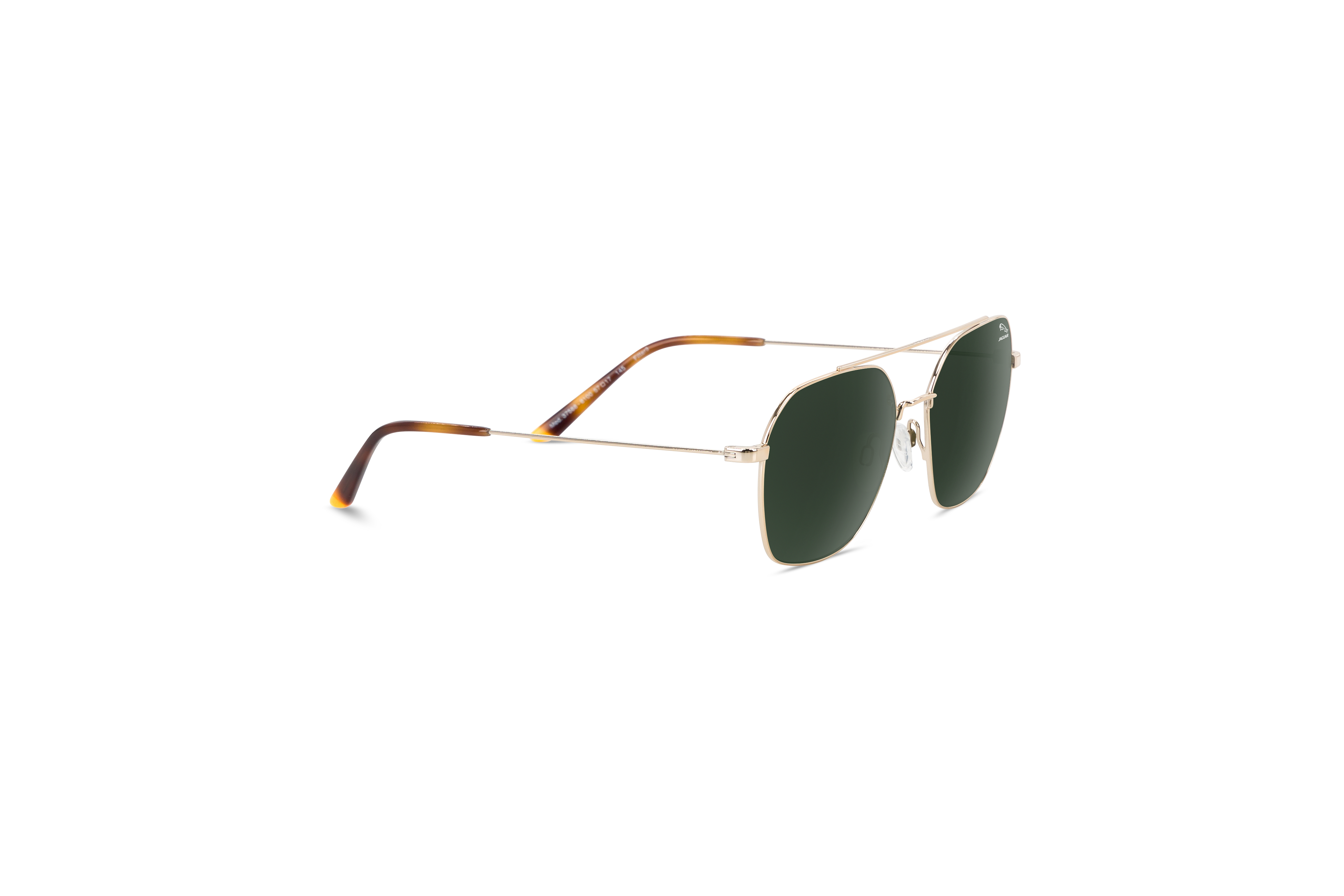 Die Sonnenbrille Jaguar 37588 in Grau mit Seitenansicht.