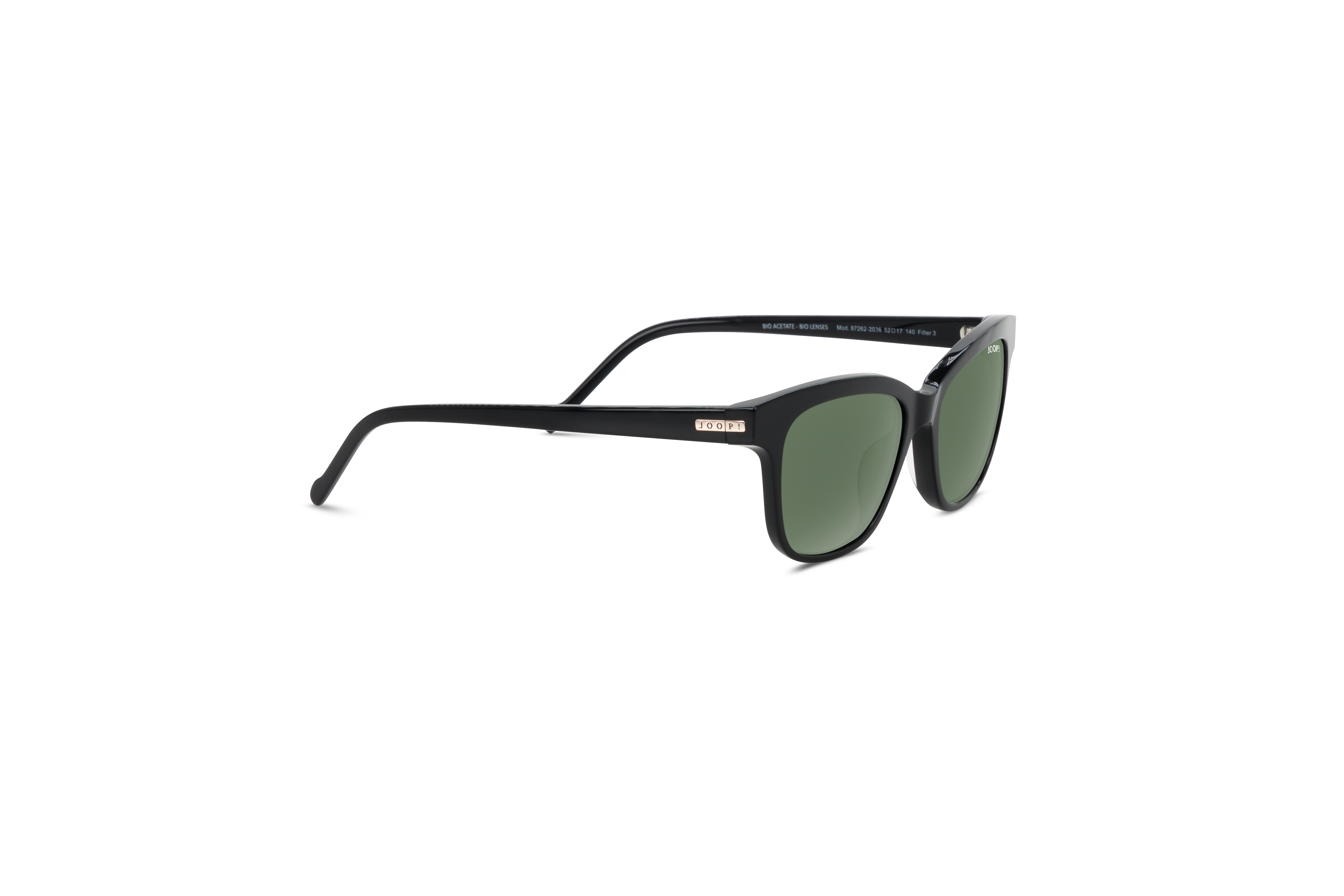 Die Sonnenbrille JOOP! 87262 in Schwarz mit Seitenansicht.